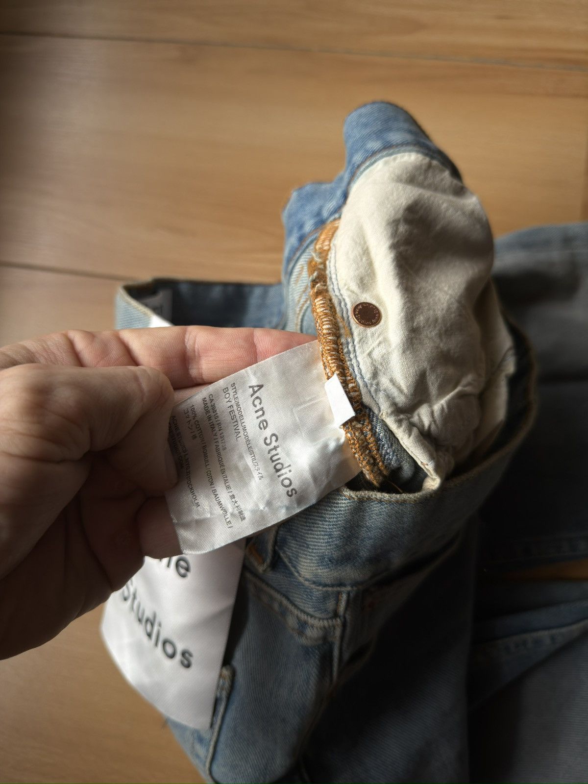 Acne Studios Acne studios blue pants Size US 28 / EU 44 - 8 Thumbnail
