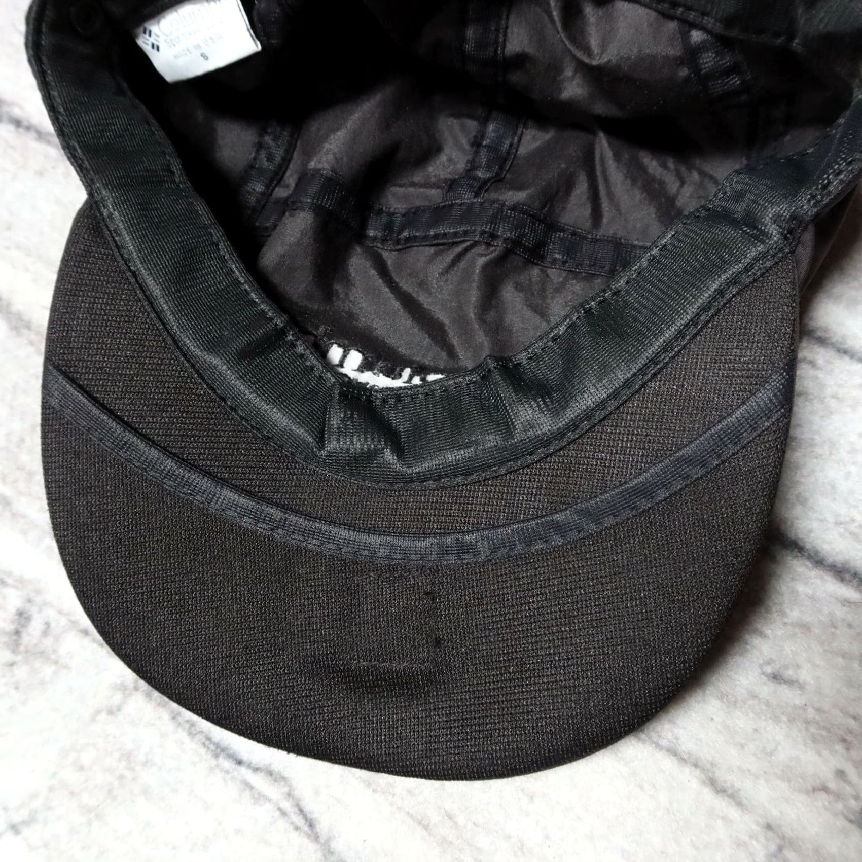 Vintage VINTAGE Columbia Hat Mens Small Black Waterproof Logo 90s Course Size ONE SIZE - 4 Thumbnail