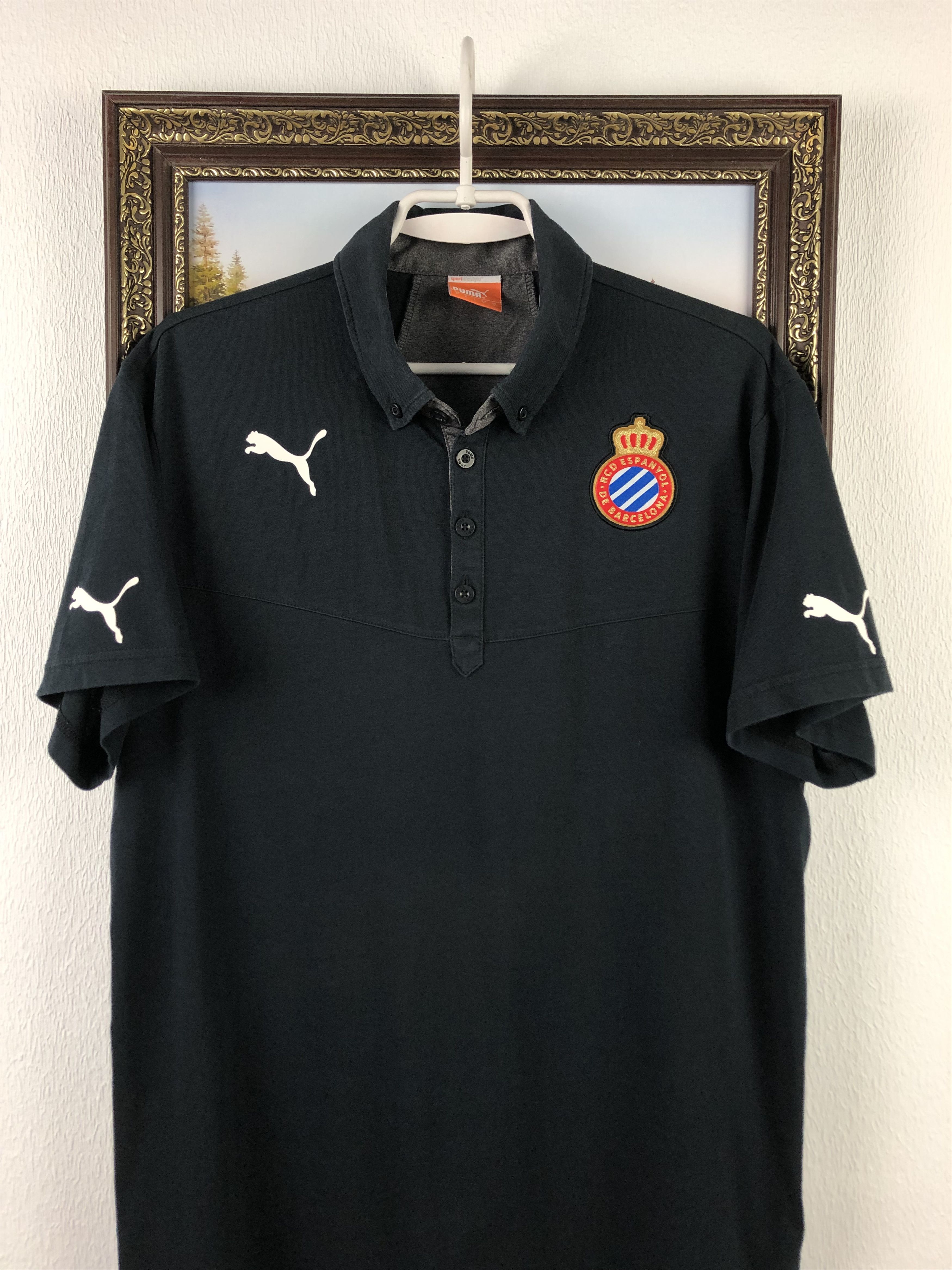 Other Espanyol Football Shirts Soccer Puma Jersey Train Trikot Tee Size US L / EU 52-54 / 3 - 2 Thumbnail