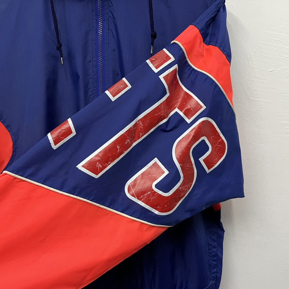 MLB × Starter Vintage Starter Mets Half Zip Windbreaker Size US M / EU 48-50 / 2 - 7 Thumbnail