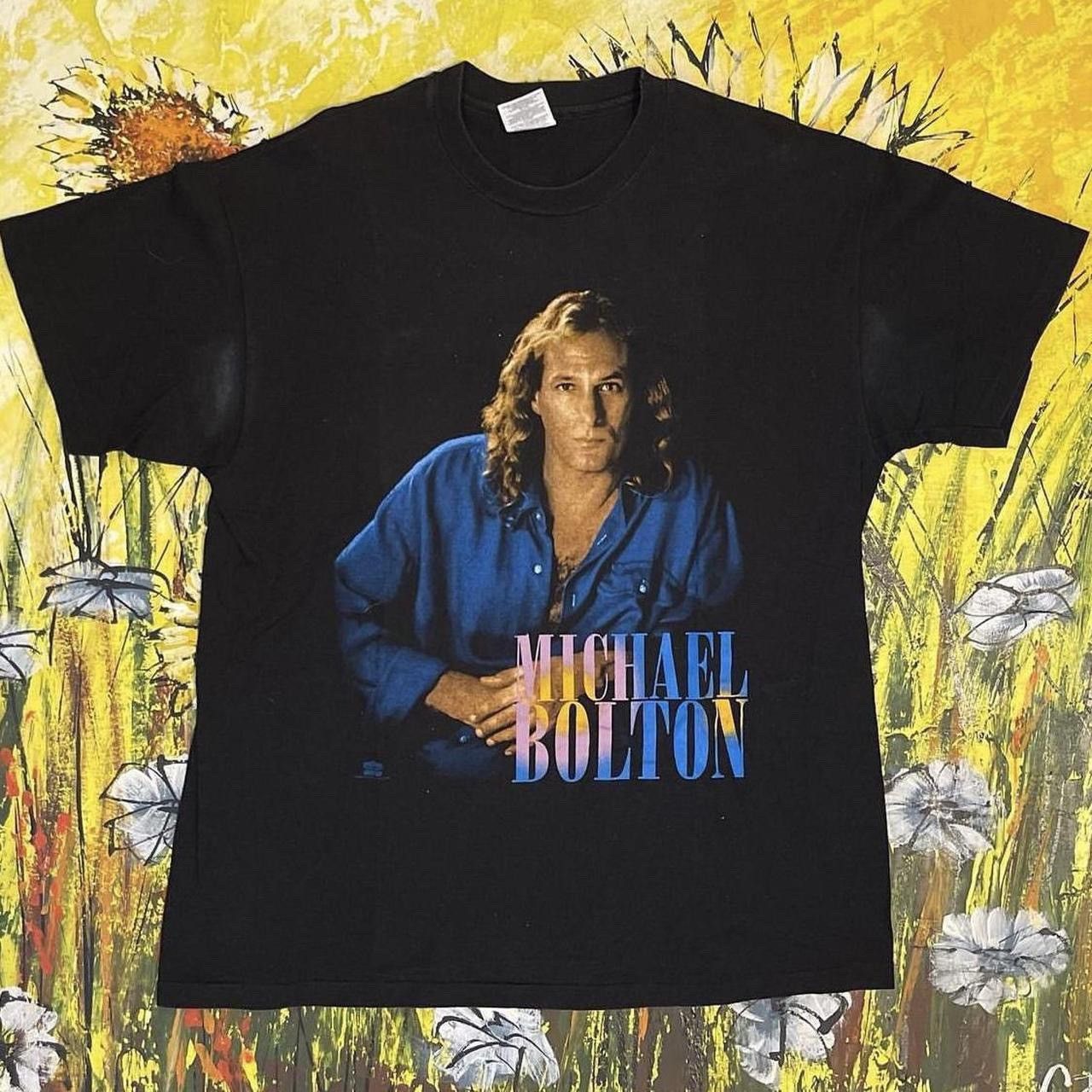 T-shirt Collector Michael Bolton World Tour 1994 - Taille Regular, Noir - Neuf Avec étiquettes
