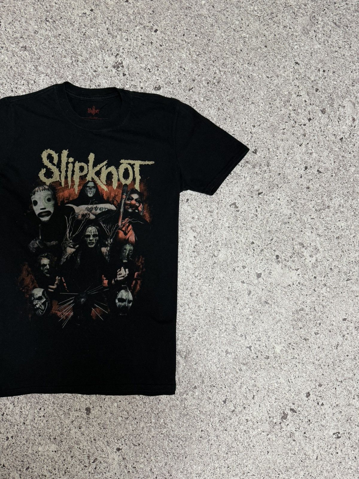 Band Tees × Vintage Vintage 2017 Slipknot Band Rock Retro T-Shirt Y2K Hype Size US S / EU 44-46 / 1 - 5 Thumbnail