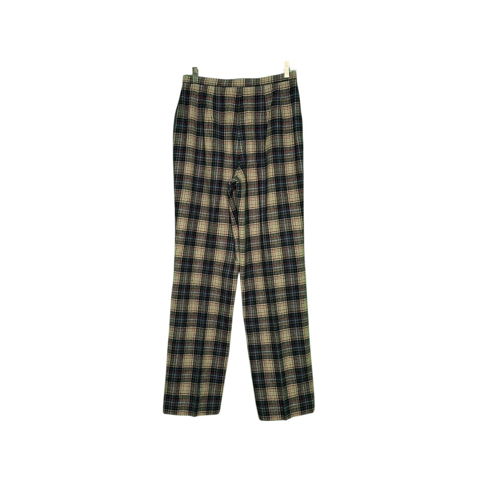 Pendleton PENDLENTON vintage blue red plaid virgin wool pants size 12 Size 34" / US 12 / IT 48 - 12 Thumbnail