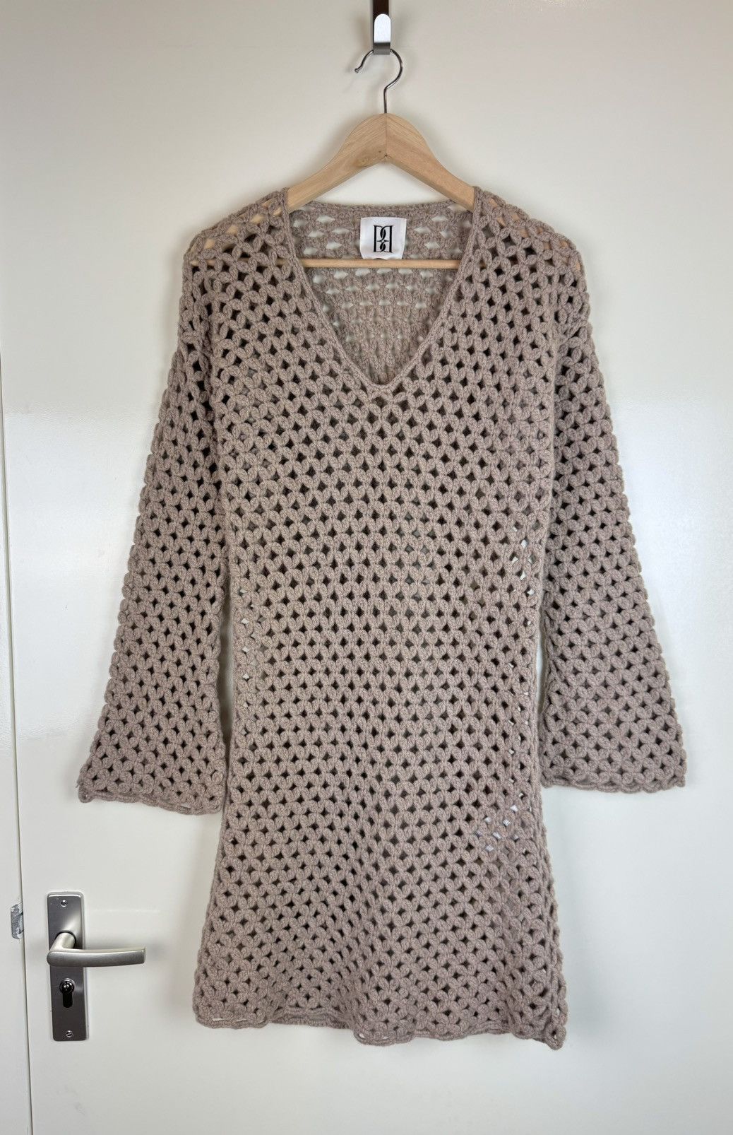 By Malene Birger Malene Birger wool crochet knit sweater dress brown M Size M / US 6-8 / IT 42-44 - 2 Thumbnail