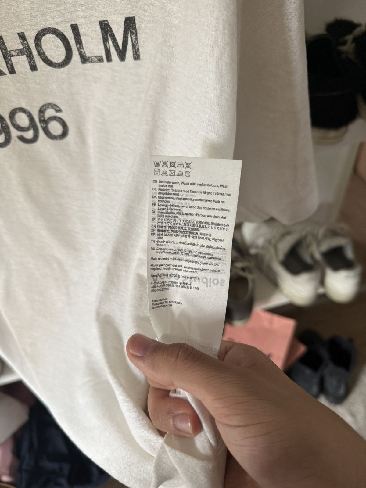 Acne Studios Acne Studios Logo T-shirt Size US L / EU 52-54 / 3 - 6 Thumbnail