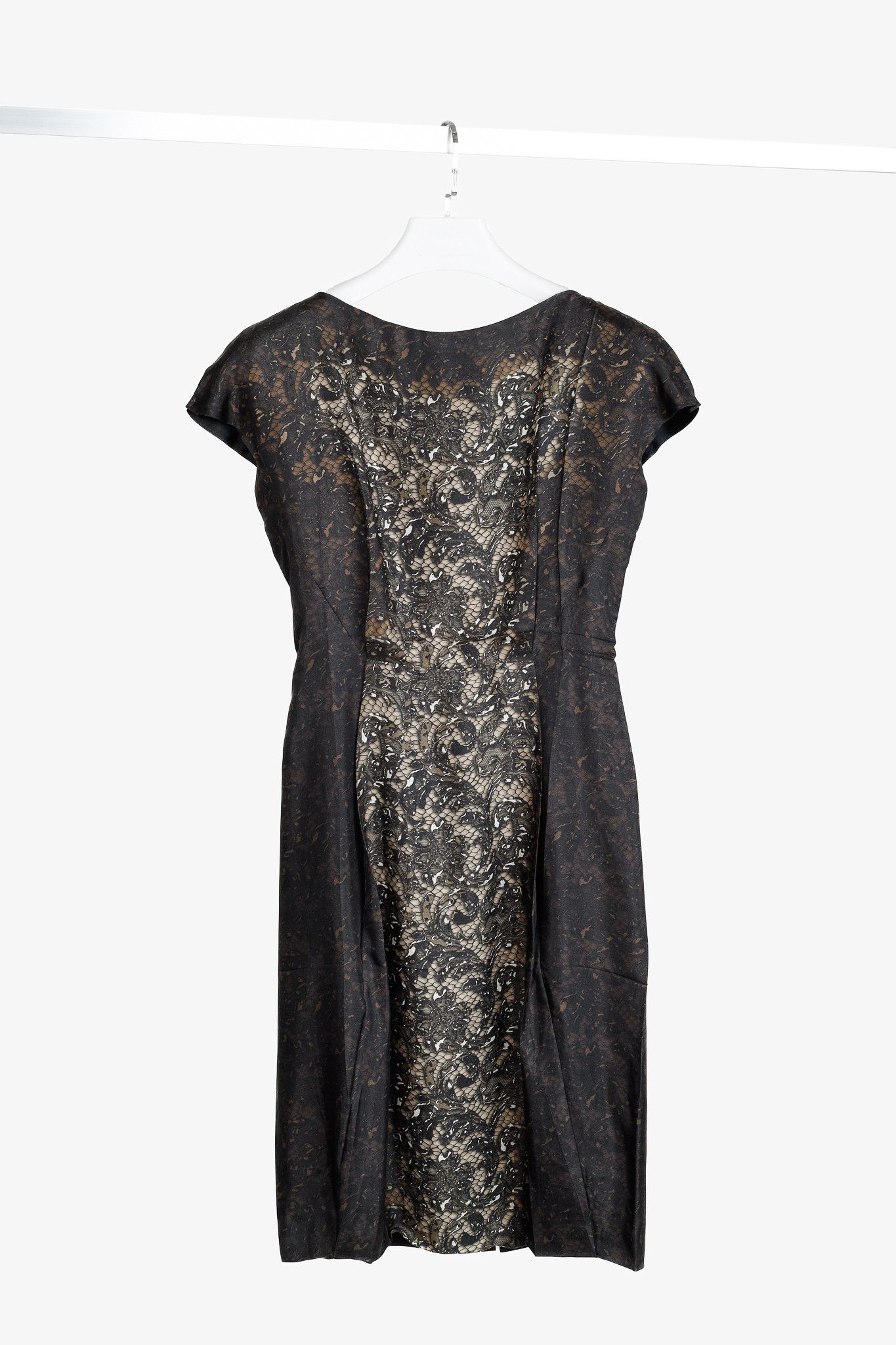 Prada Prada 2010 Cotton Poplin Sleeveless Fitted Empire Dress Size M / US 6-8 / IT 42-44 - 2 Thumbnail