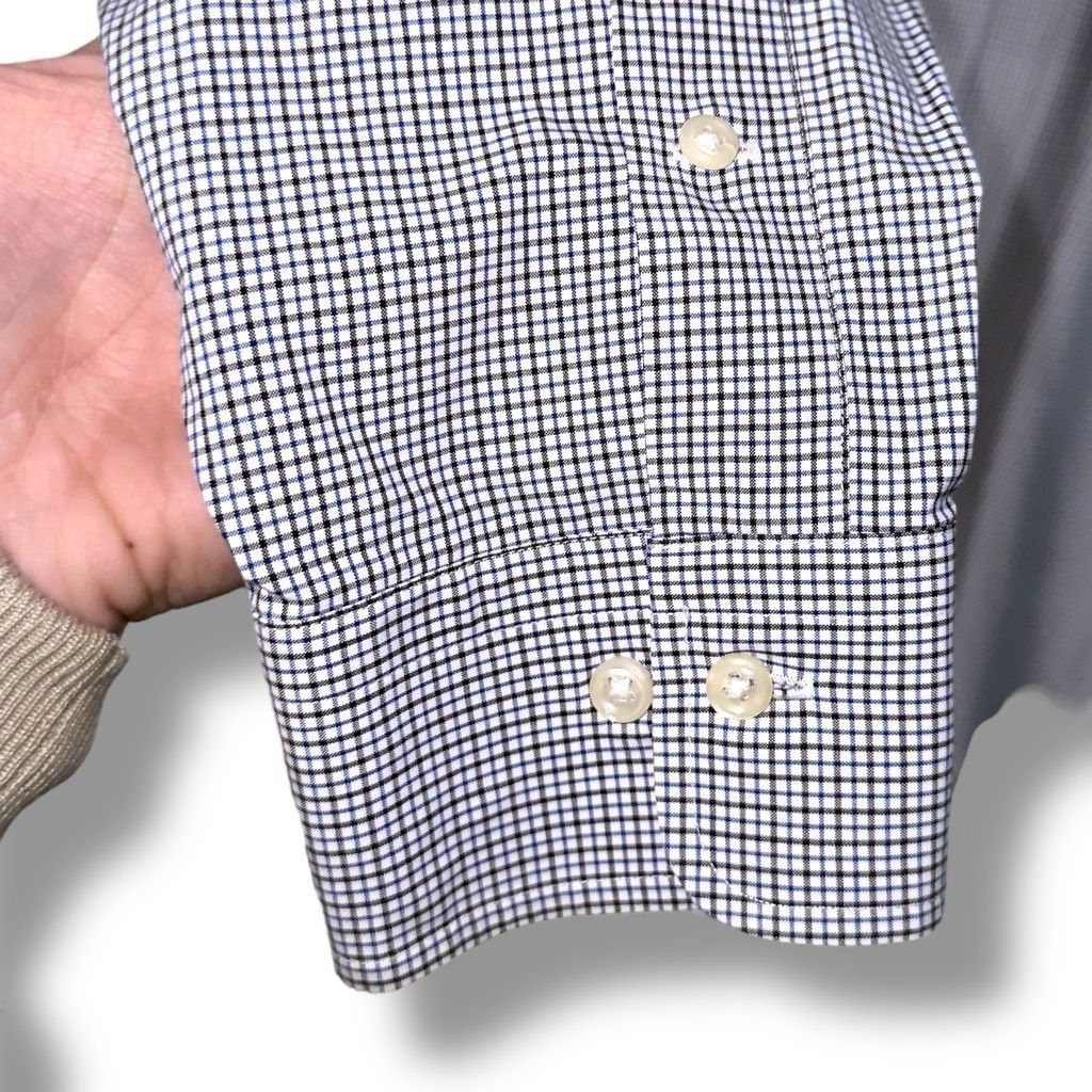 Polo Ralph Lauren Blue & Black Polo Ralph Lauren Estate Dress Shirt Sz L 16.5 Size US L / EU 52-54 / 3 - 4 Thumbnail