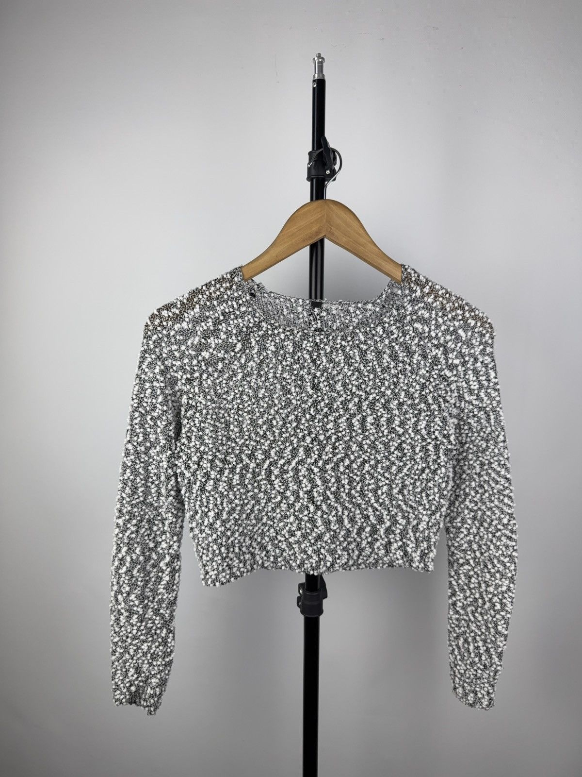 Japanese Brand Avant Garde Japanese Style Cropped Knit Top Long Sleeve Y2K Size M / US 6-8 / IT 42-44 - 1 Thumbnail