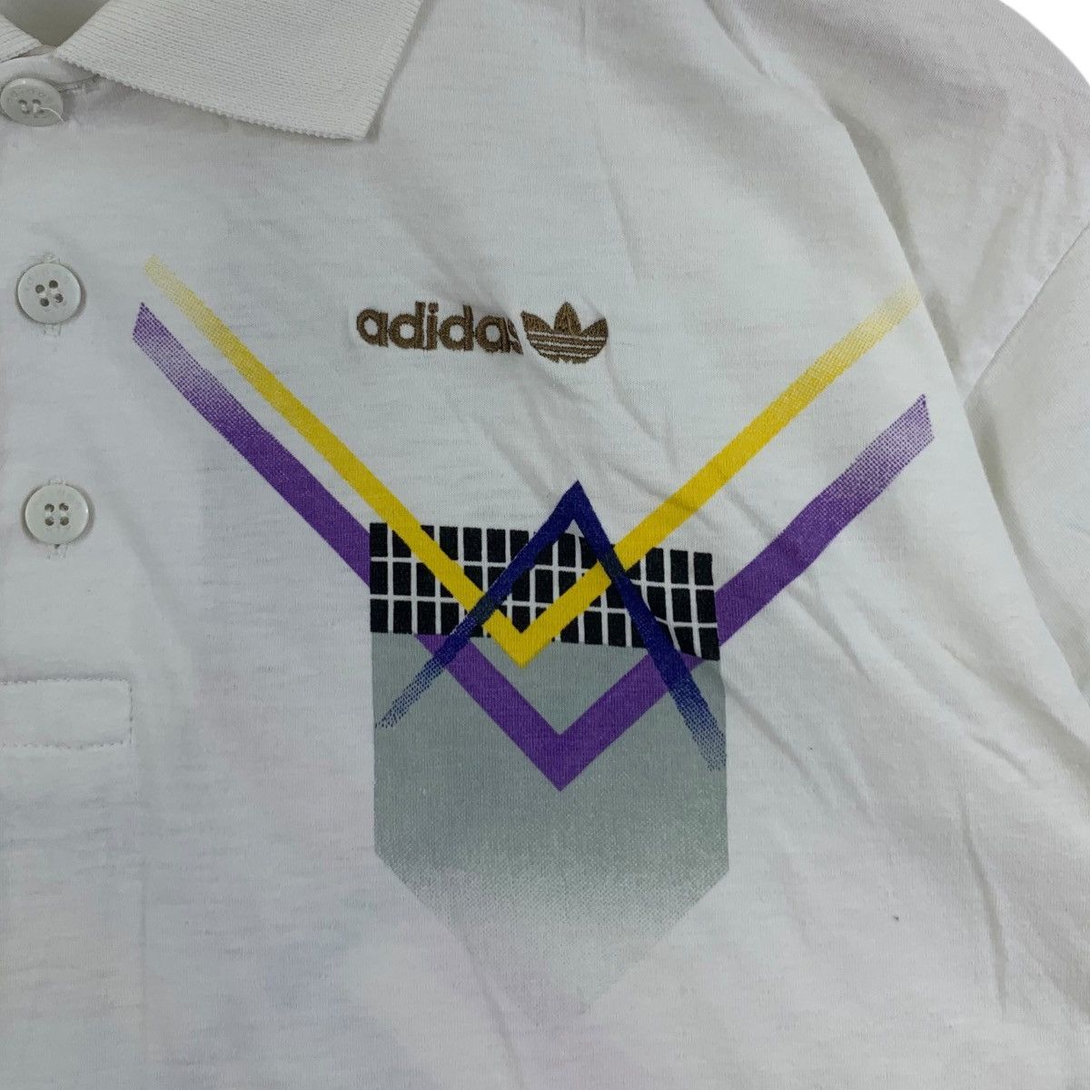 Adidas Vintage 90’ ADIDAS ANDRE AGASSI Tennis Polo Size US S / EU 44-46 / 1 - 3 Thumbnail