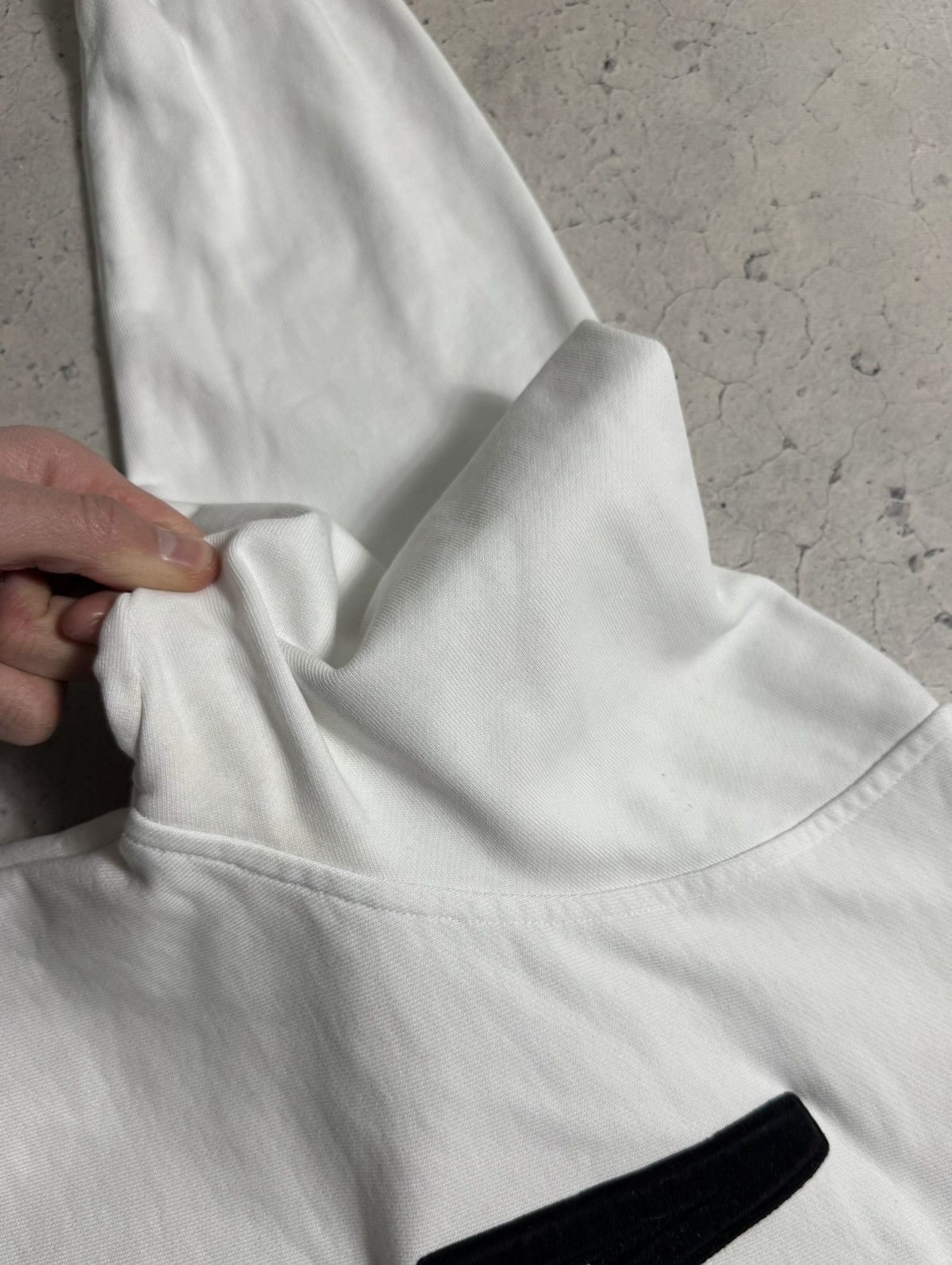 Alexander McQueen Alexander Mcqueen MCQ White Big Logo Hoodie Size S Size US S / EU 44-46 / 1 - 13 Thumbnail