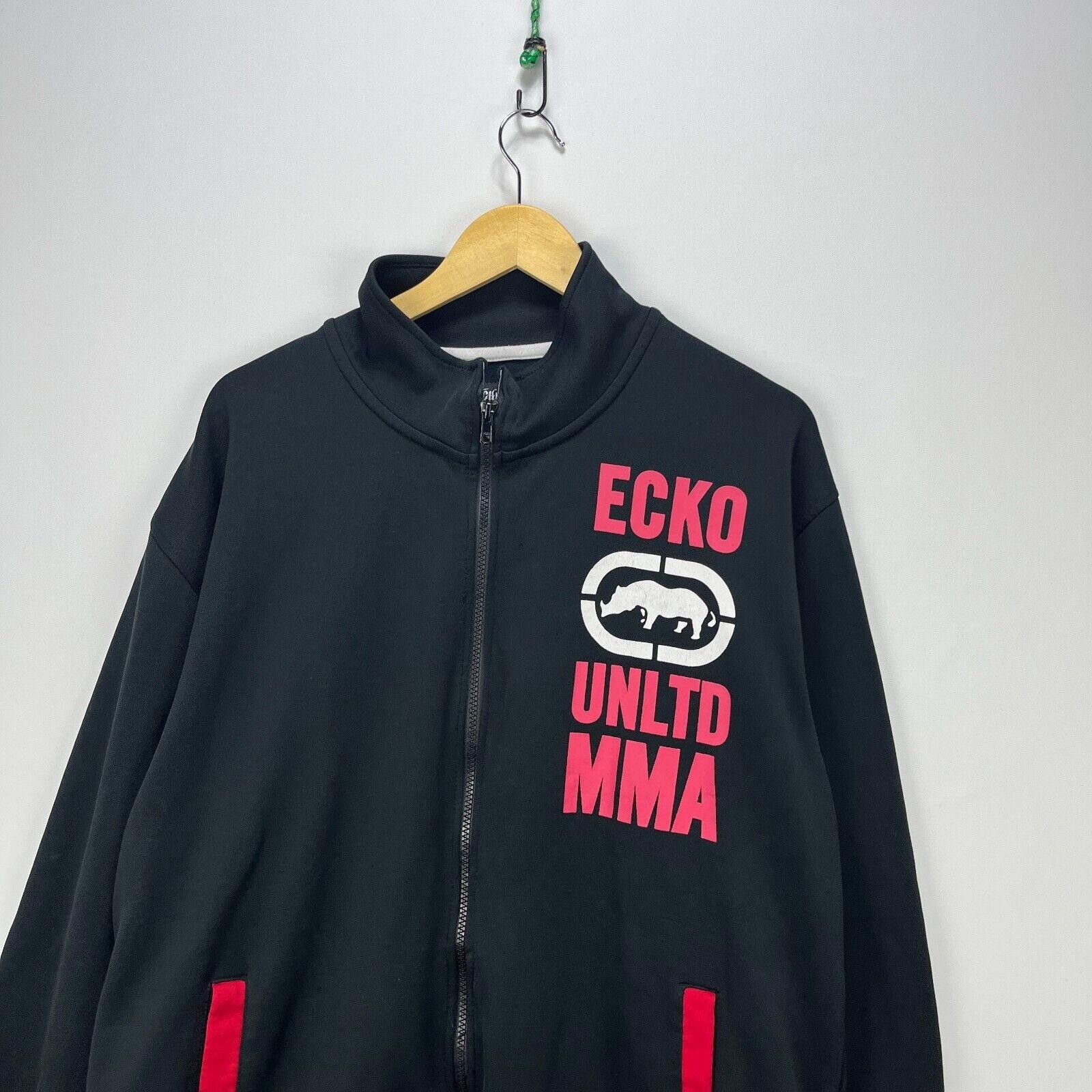Ecko Unltd. Vintage Y2K Ecko MMA Unlimited Track Jacket Sweater XXL Size US XXL / EU 58 / 5 - 4 Thumbnail