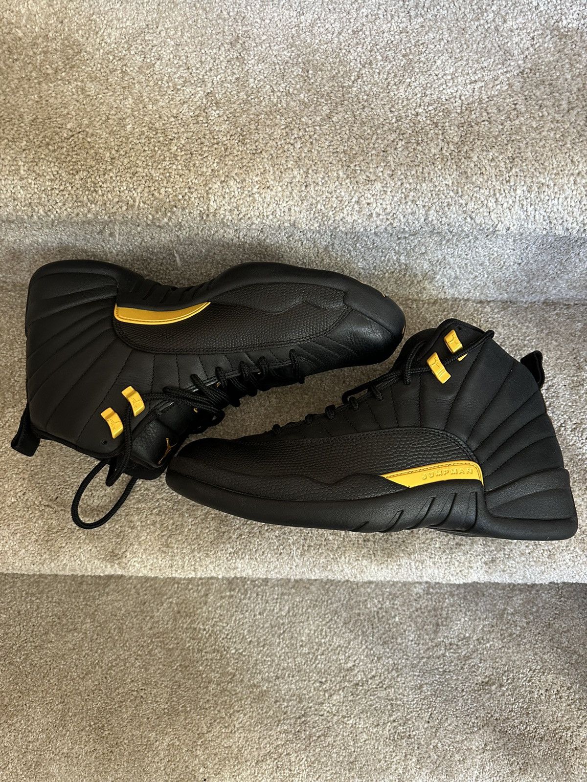Jordan Brand Air Jordan 12 Retro ‘Black Taxi’ Size US 11 / EU 44 - 4 Thumbnail