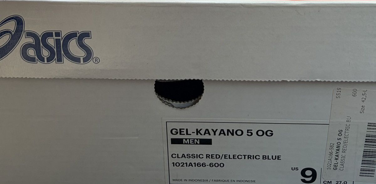 Asics × Vivienne Westwood ASICS x Vivienne Westwood Gel-Kayano 5 OG “Classic Red” US 9 Size US 9 / EU 42 - 8 Thumbnail