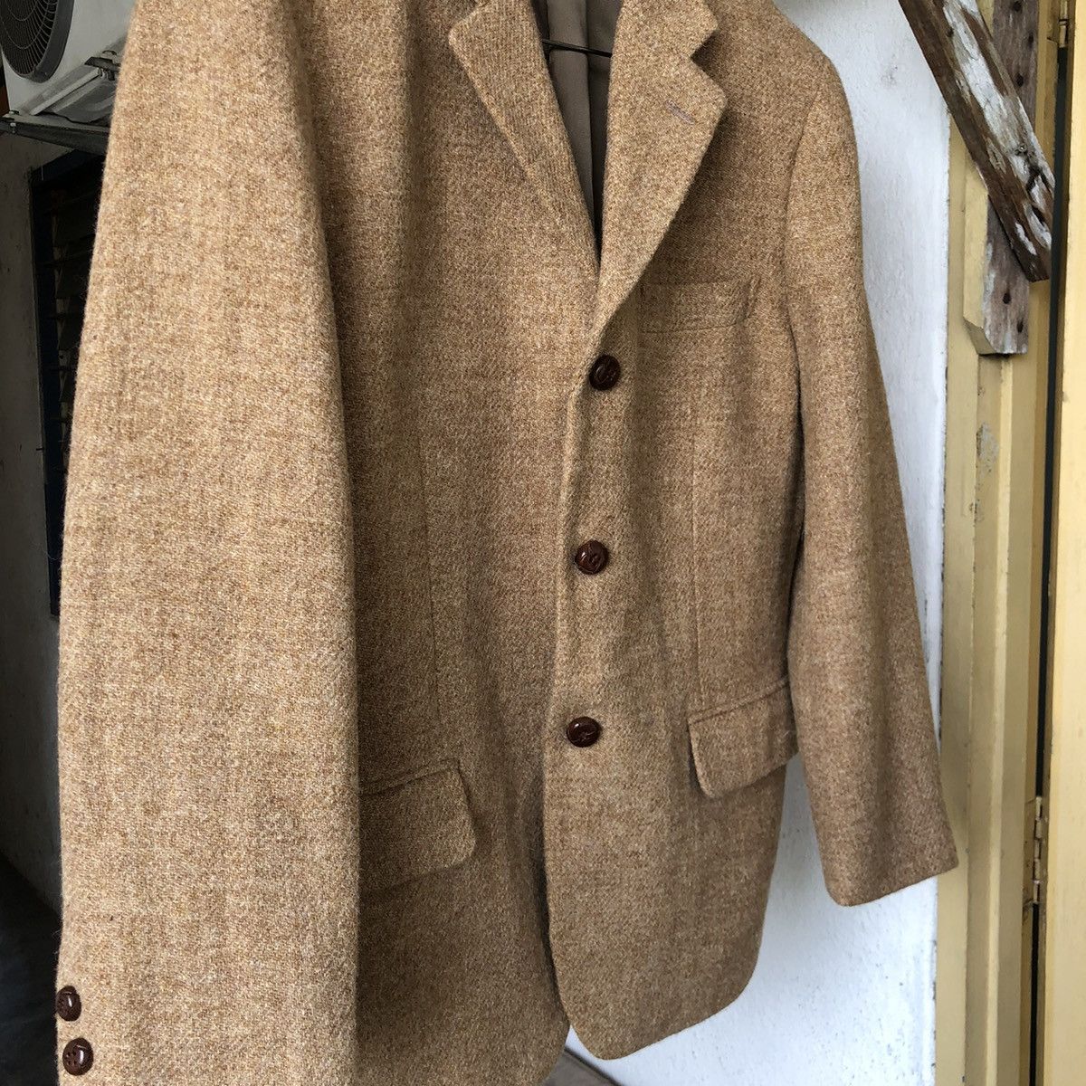 Harris Tweed Vintage East Boy Men x Harris Tweed Wool Blazer Jacket Size US M / EU 48-50 / 2 - 8 Thumbnail