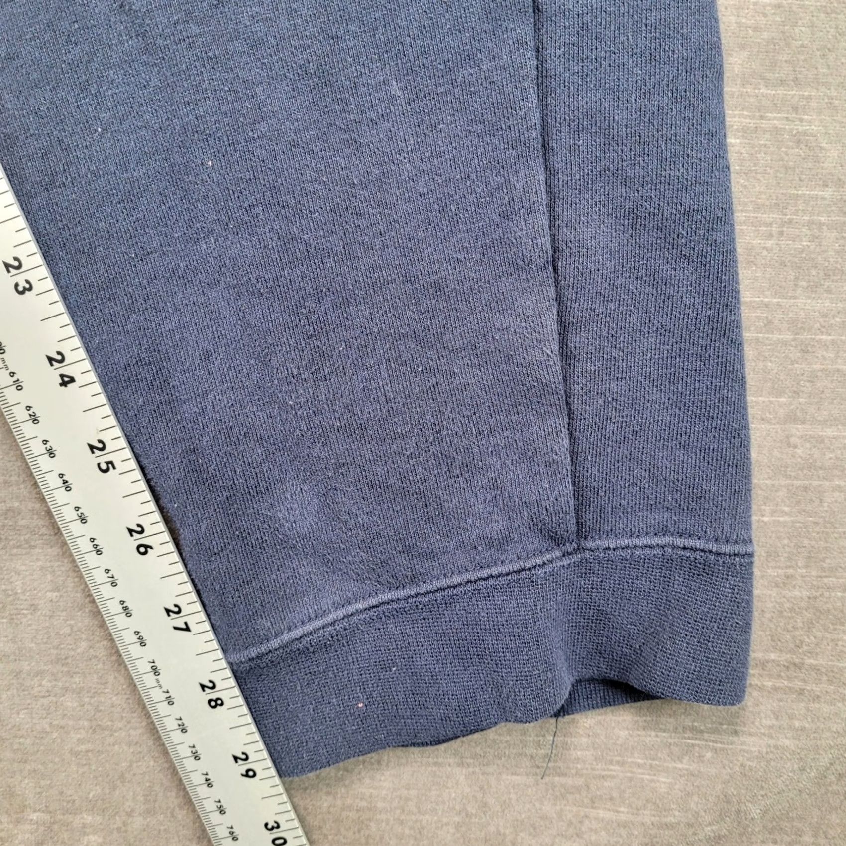 Nike Nike Mens XXL Navy Blue Fleece Jogger Sweatpants Elastic Waist Drawstring Pockets Athletic Style Size US 39 - 5 Thumbnail
