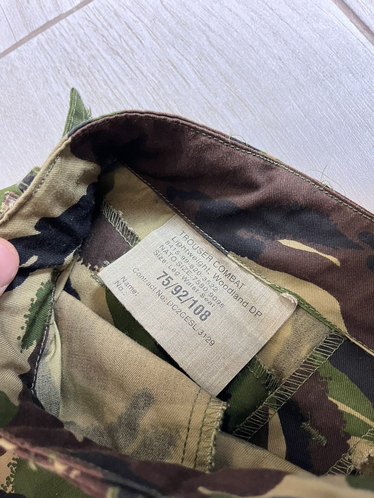 Vintage Vintage Camo Combat trousers pants cargo drawstrings Size US 32 / EU 48 - 16 Thumbnail