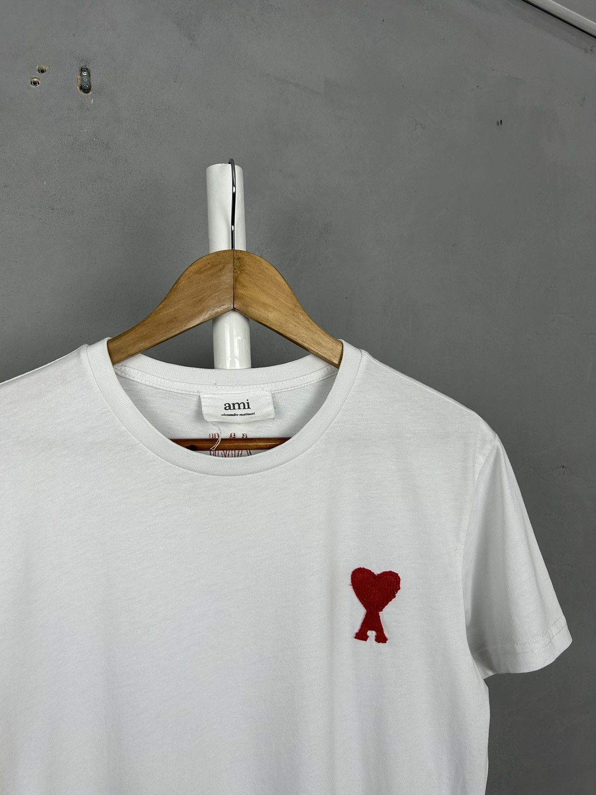 AMI AMI Paris White T-Shirt Logo Size S Size US S / EU 44-46 / 1 - 2 Thumbnail