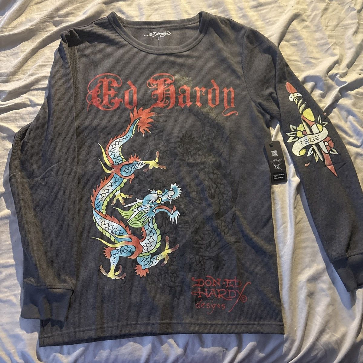 Ed Hardy Long sleeve Ed•Hardy graphic shirt Size US S / EU 44-46 / 1 - 1 Thumbnail