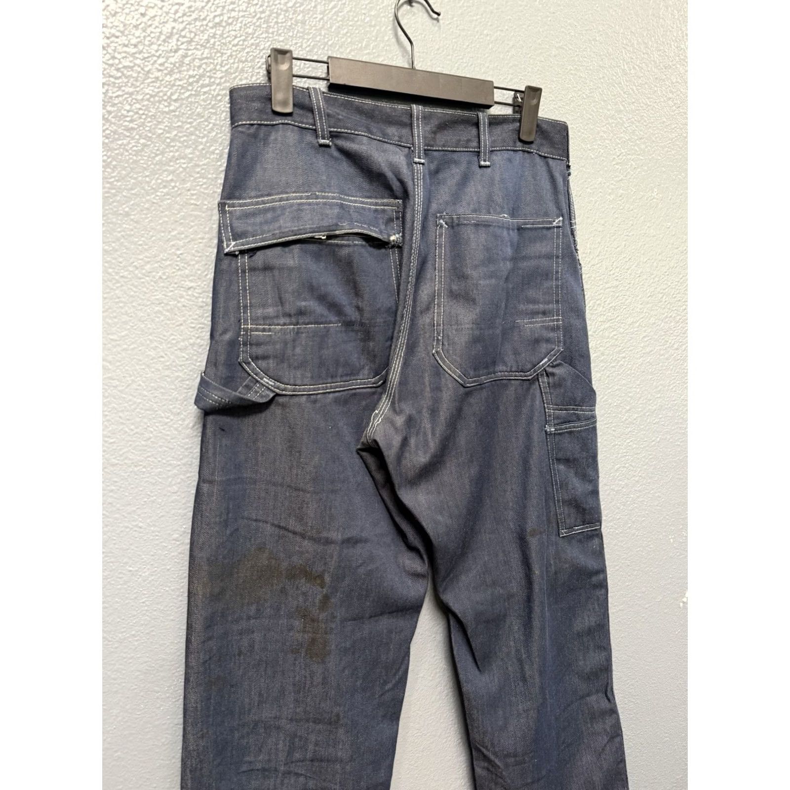 Sears VINTAGE Sears Sanforized Blue Cotton Men’s Carpenter Pants Sz 30 Size US 30 / EU 46 - 2 Thumbnail