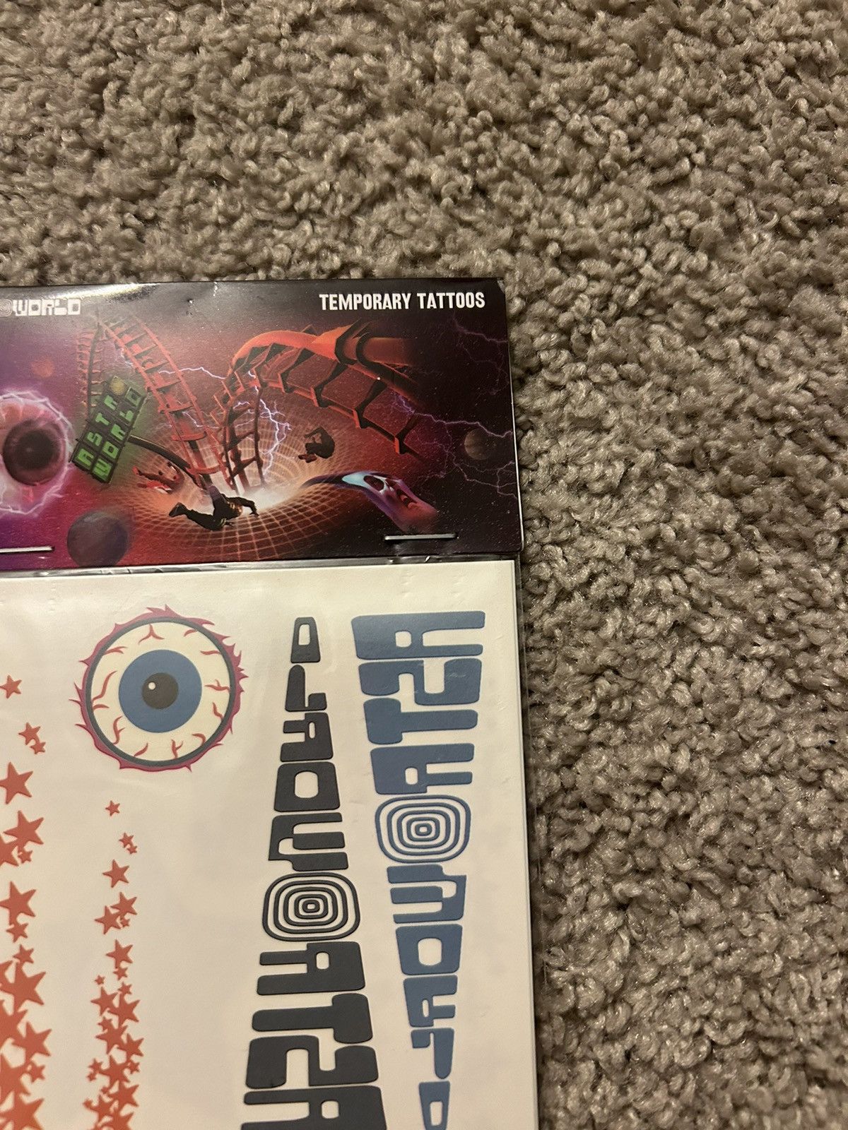 Travis Scott Travis Scott Astroworld Temporary Tattoos Size ONE SIZE - 3 Thumbnail