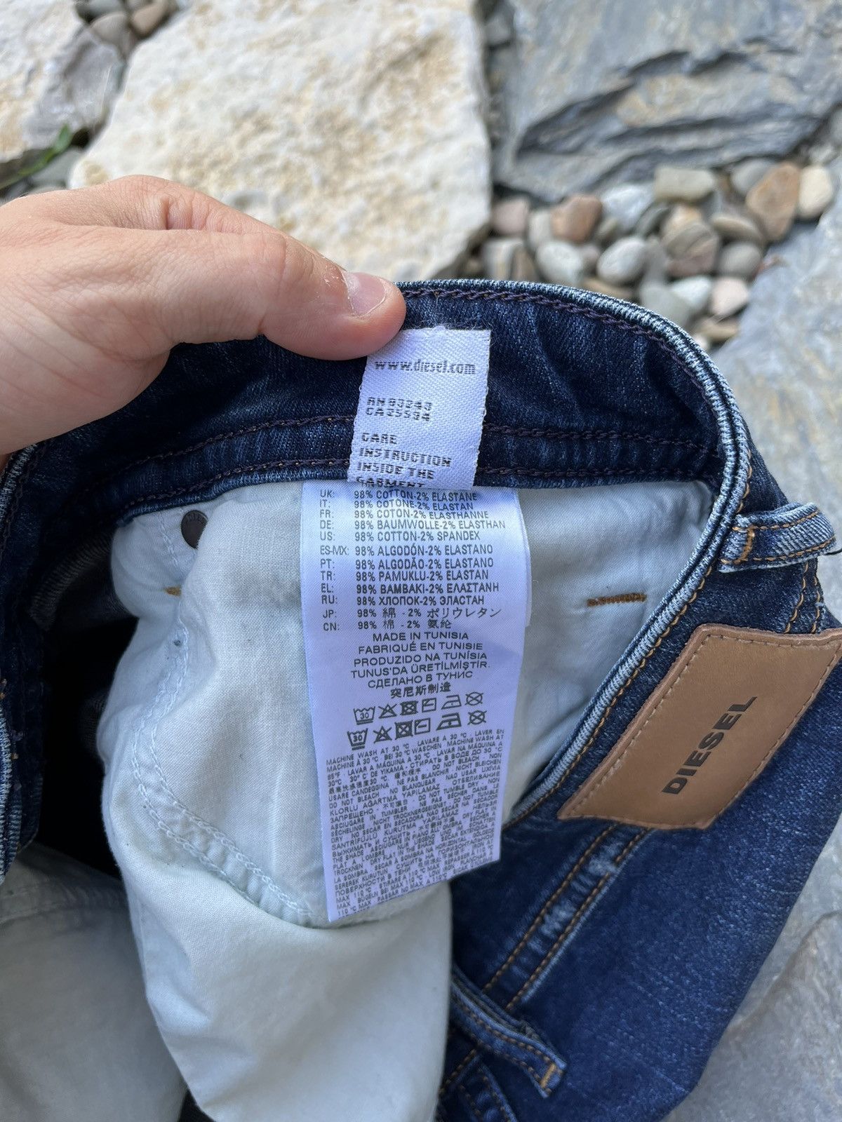 Diesel Diesel thommer distressed ripped jeans slim skinny pants Size US 32 / EU 48 - 22 Thumbnail
