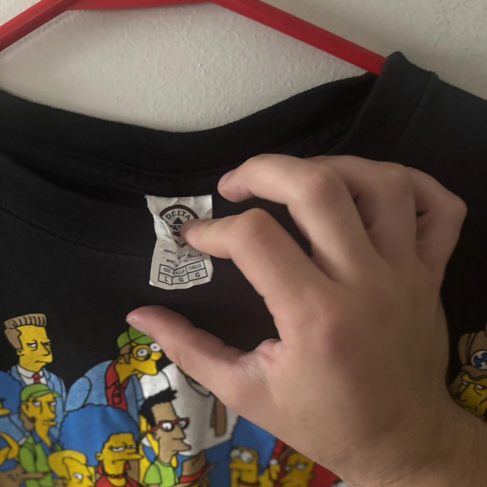 Alstyle Simpsons 2007 Vintage Character Collage T-Shirt Black Size US L / EU 52-54 / 3 - 2 Thumbnail