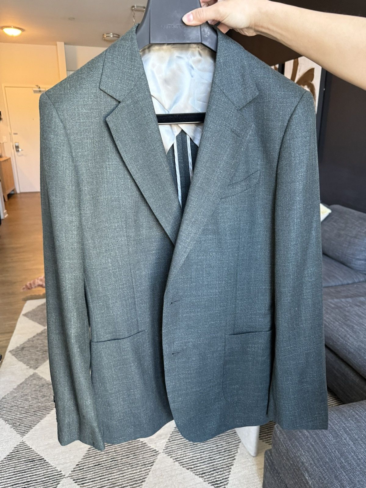 Reiss Reiss “Edition” Dark Green Blazer Size 42R - 3 Thumbnail