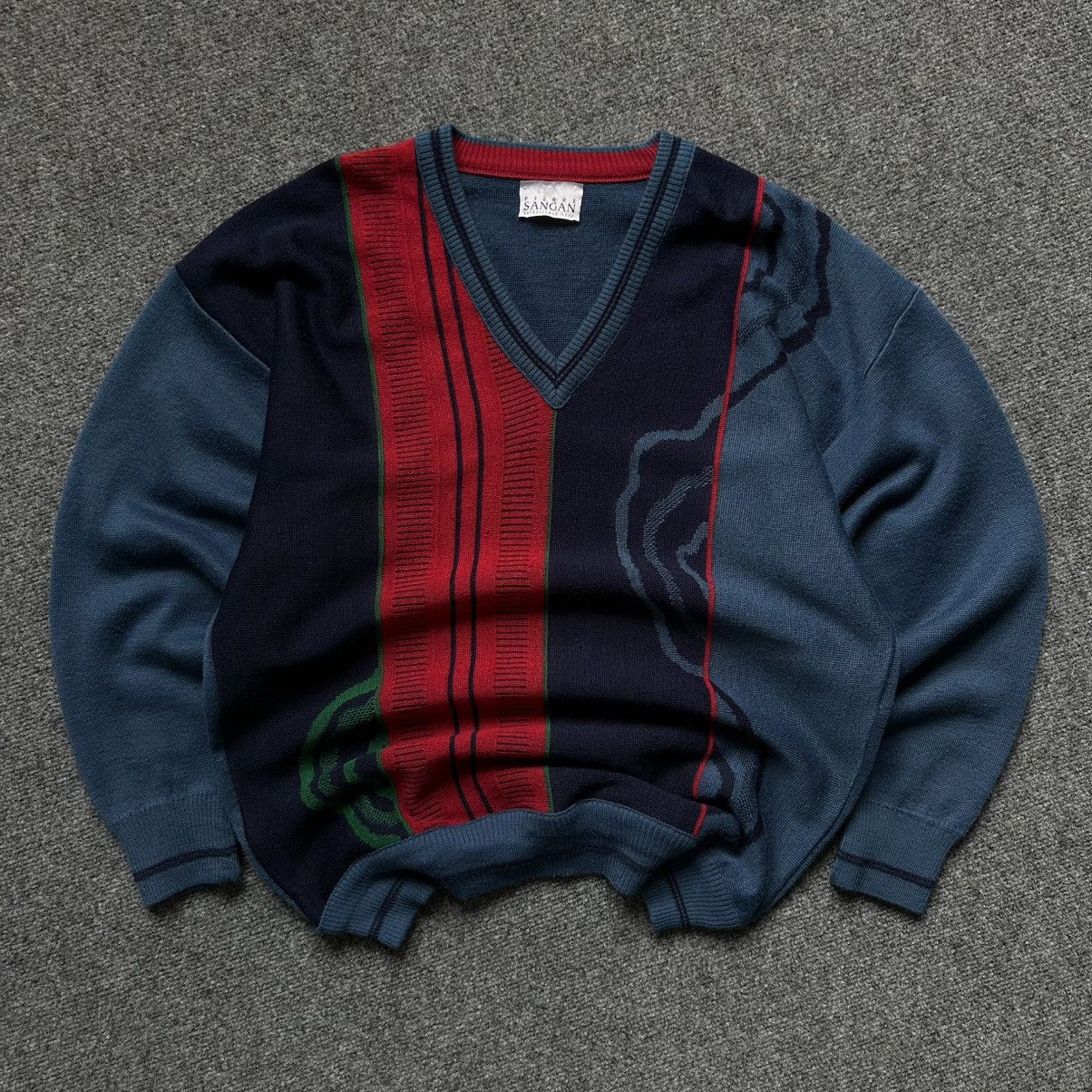 Grailed VTG V Neck Knit Sweater Pierre Sangan Size L Y2K 00s USA Size US L / EU 52-54 / 3 - 3 Thumbnail