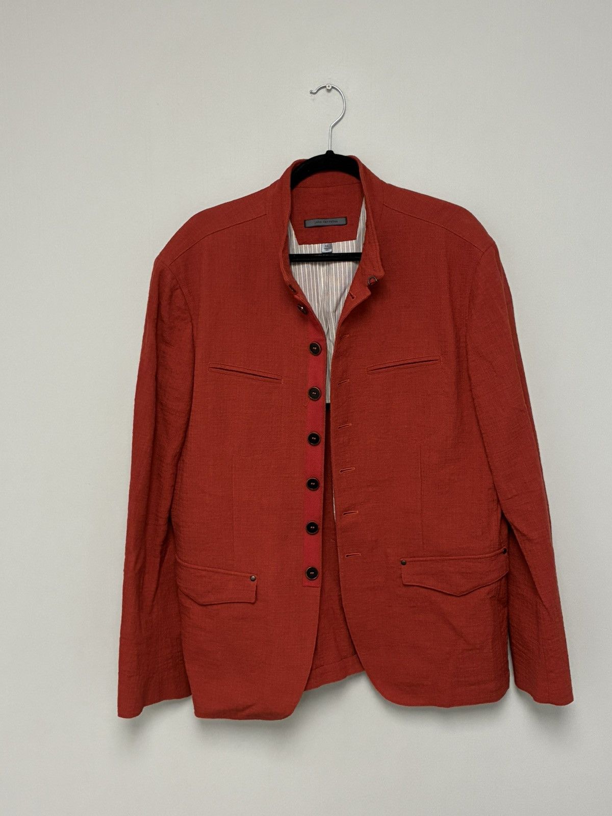 John Varvatos Multibutton scarlet jacket EU 56 USA 46 Size US XL / EU 56 / 4 - 3 Thumbnail