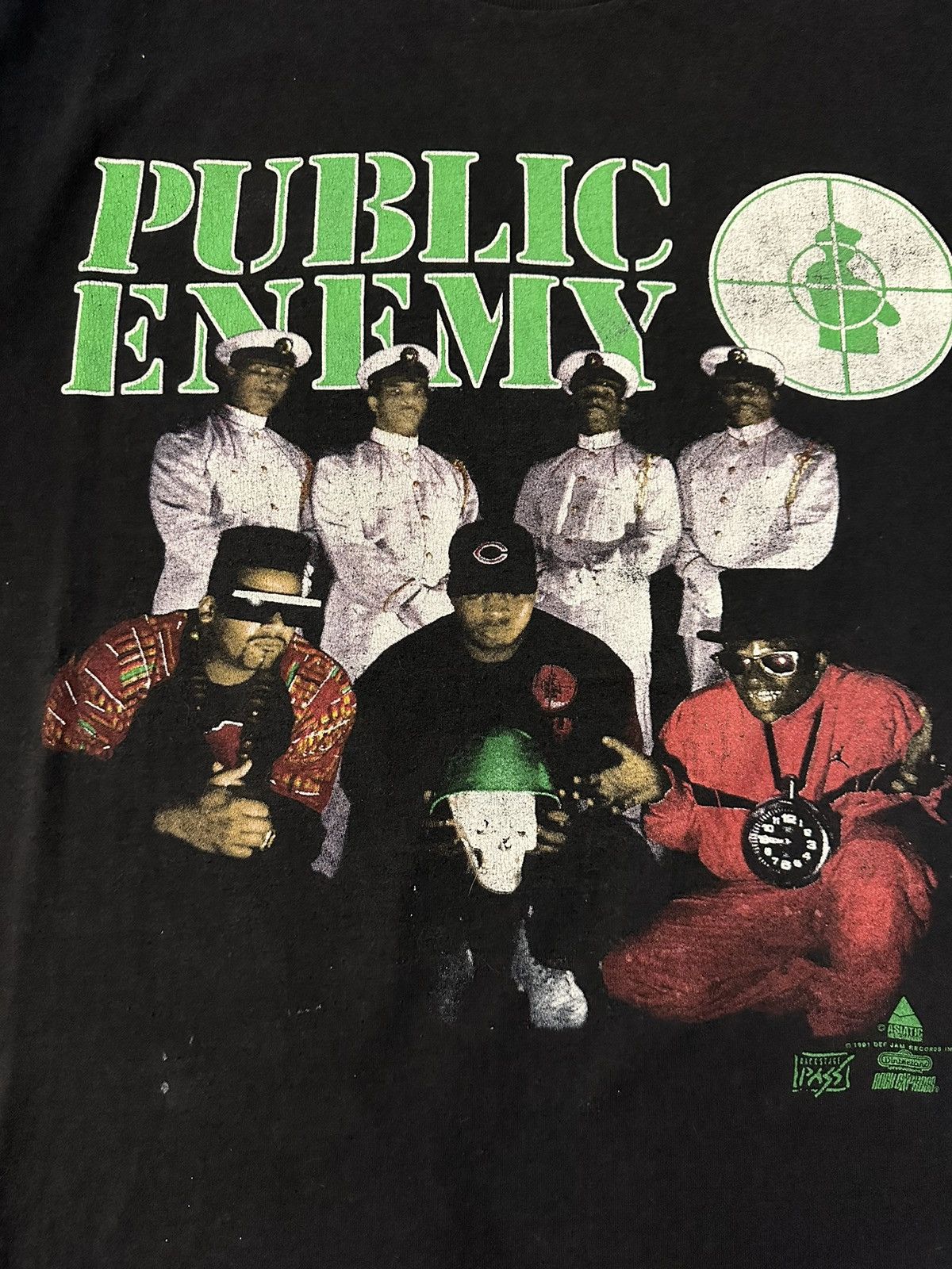 Public Enemy 🌟GRAILED🌟 BACKSTAGE PASS PUBLIC ENEMY APOCALYPSE 1991 Size US XL / EU 56 / 4 - 1 Thumbnail