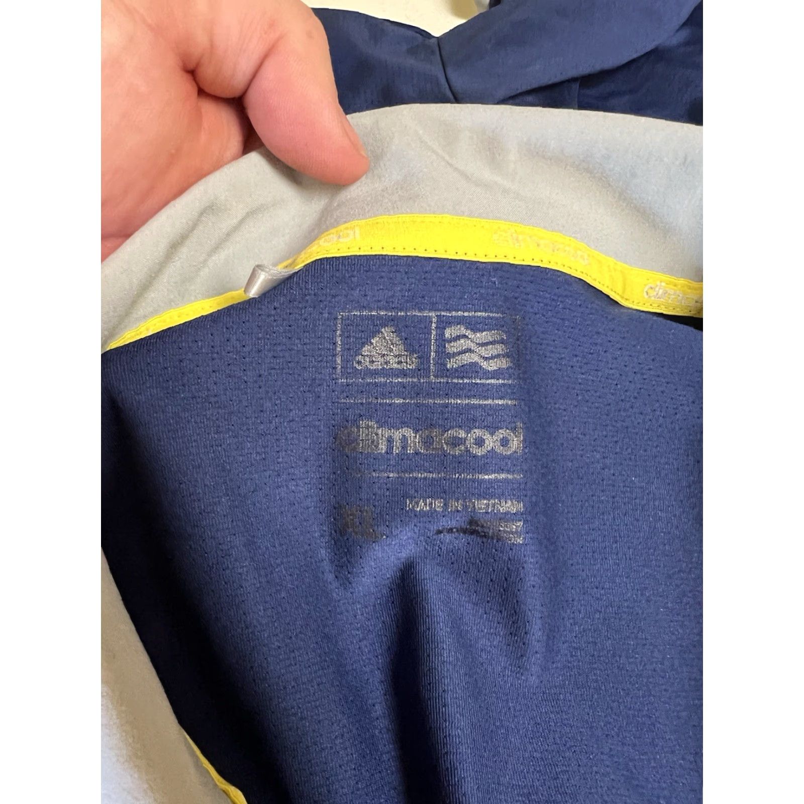 Adidas adidas Mens XL Polo Shirt Blue Pebble Beach Golf Academy Polo Shirt Size US XL / EU 56 / 4 - 6 Thumbnail