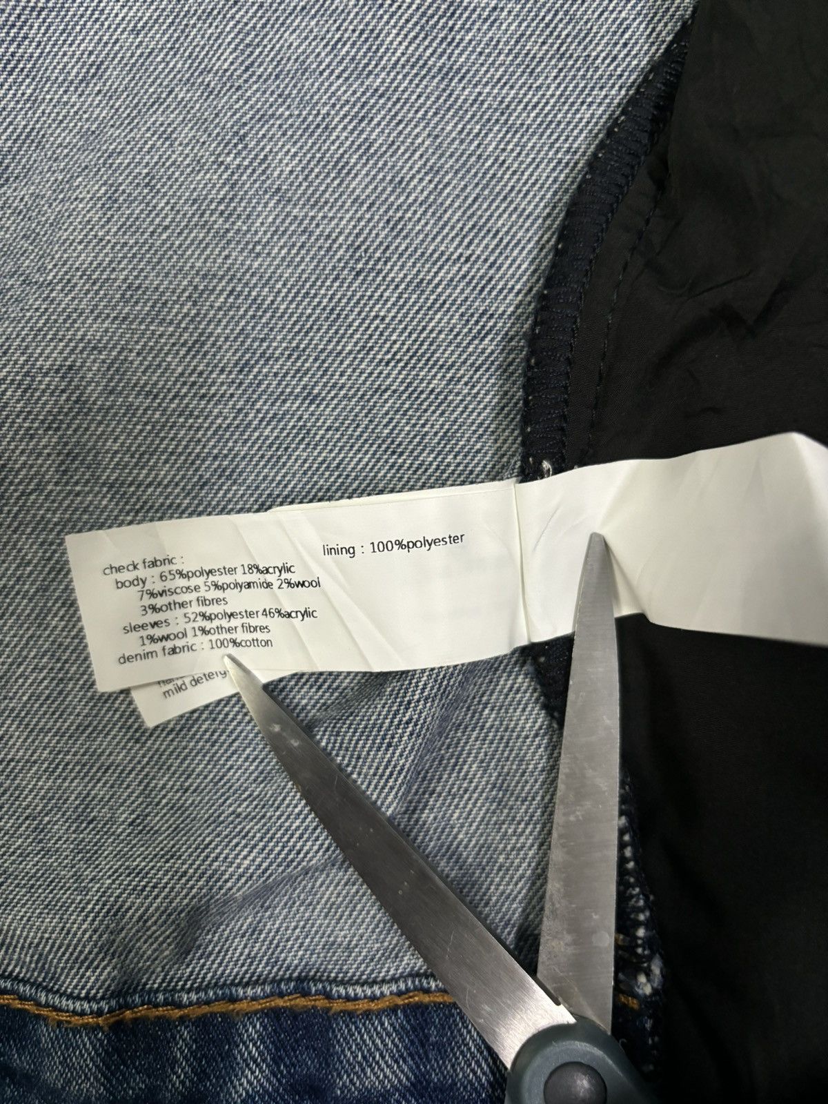 Japanese Brand Y2K Japanese Brand Hybrid Wool Blend-Denim Blazer Jacket Size US M / EU 48-50 / 2 - 20 Thumbnail