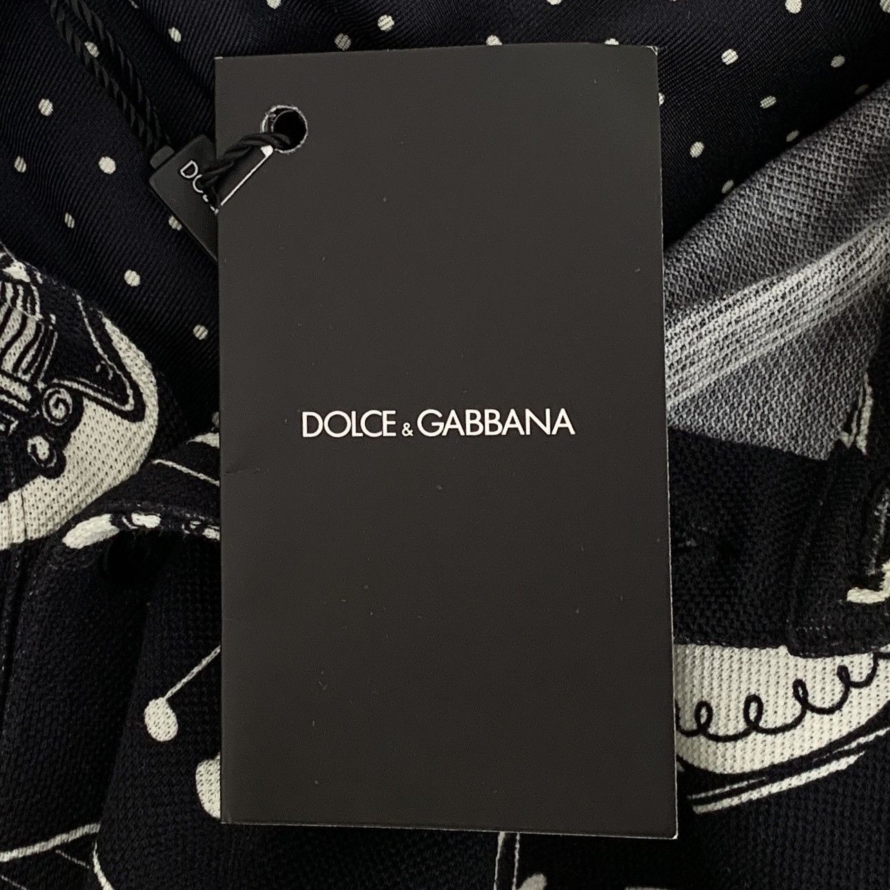 Dolce & Gabbana Dolce & Gabbana Musical Note Instrument Print Shirt K26WX Size US M / EU 48-50 / 2 - 7 Thumbnail