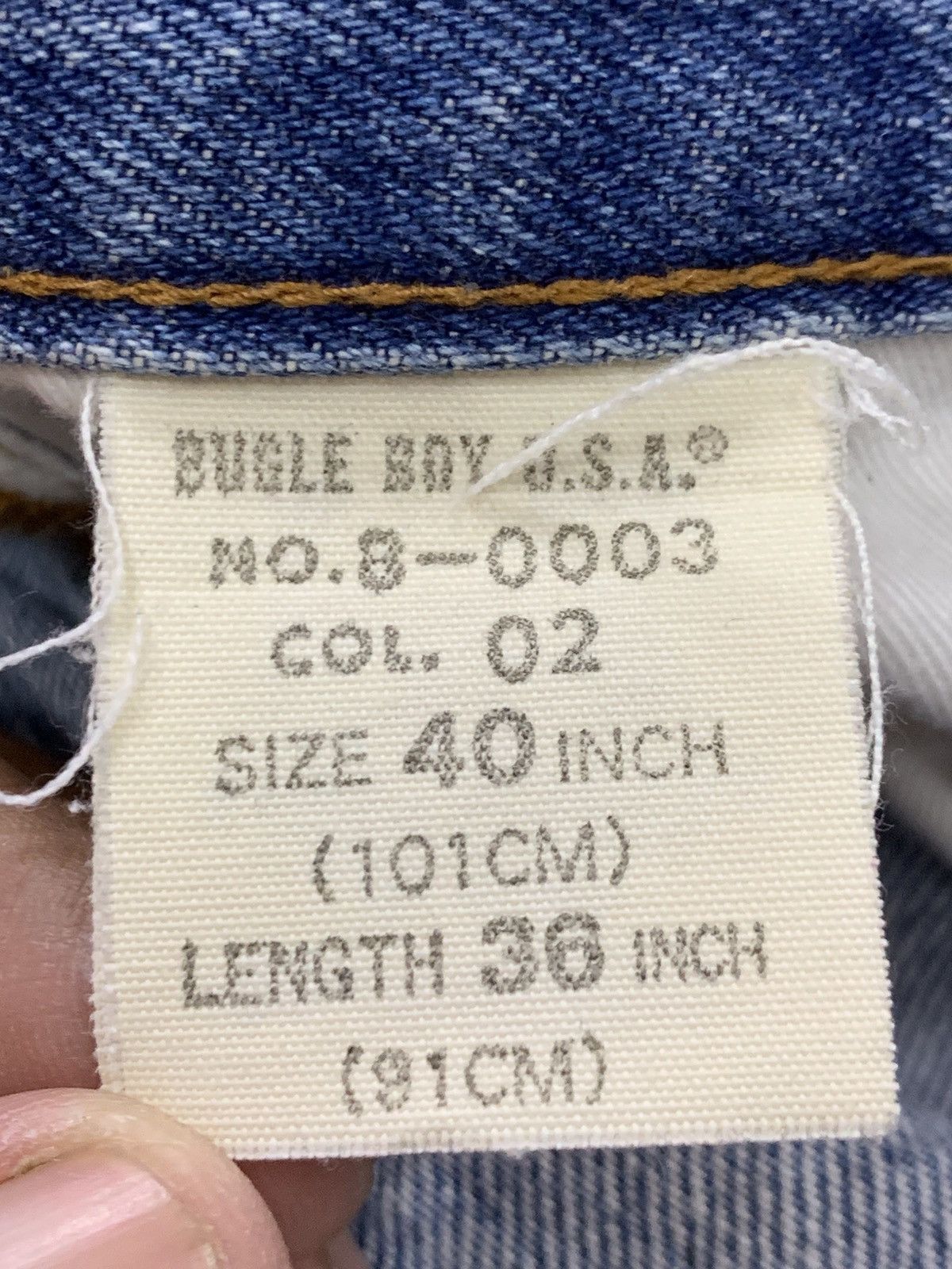 Bugle Boy BAGGY BUGLE BOY JEANS. Size US 37 - 9 Thumbnail