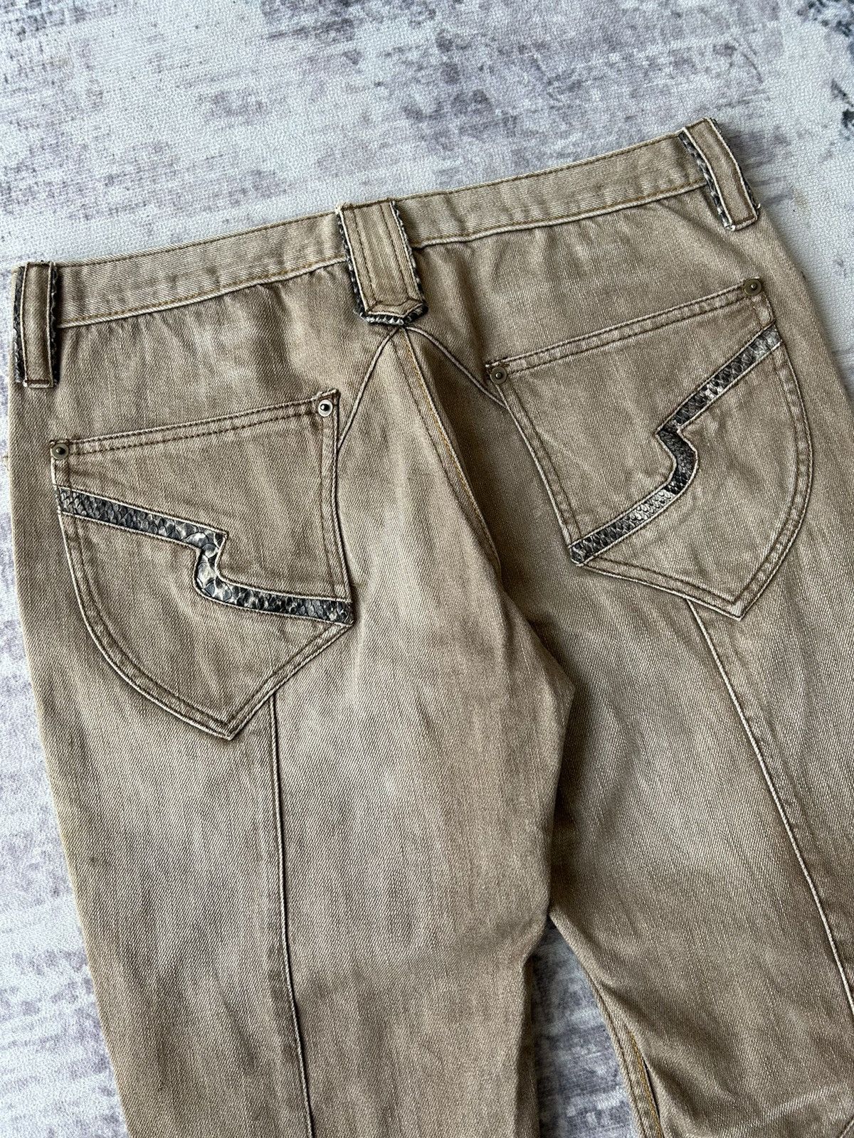 14th Addiction Snake Punk Semantic Design Pants Size US 31 - 11 Thumbnail