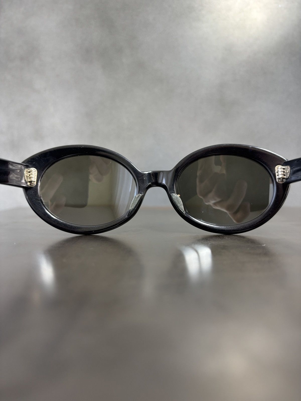 Vintage 1960s Sunglasses Frames True Vintage Cat Eye Oval France USA Size ONE SIZE - 15 Thumbnail