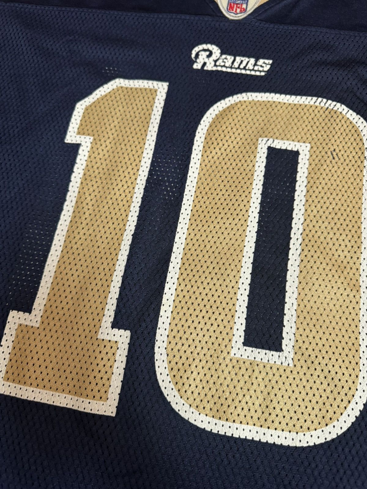 Reebok Reebok St. Louis Rams Marc Bulger 10 NFL Home Jersey Size US L / EU 52-54 / 3 - 3 Thumbnail