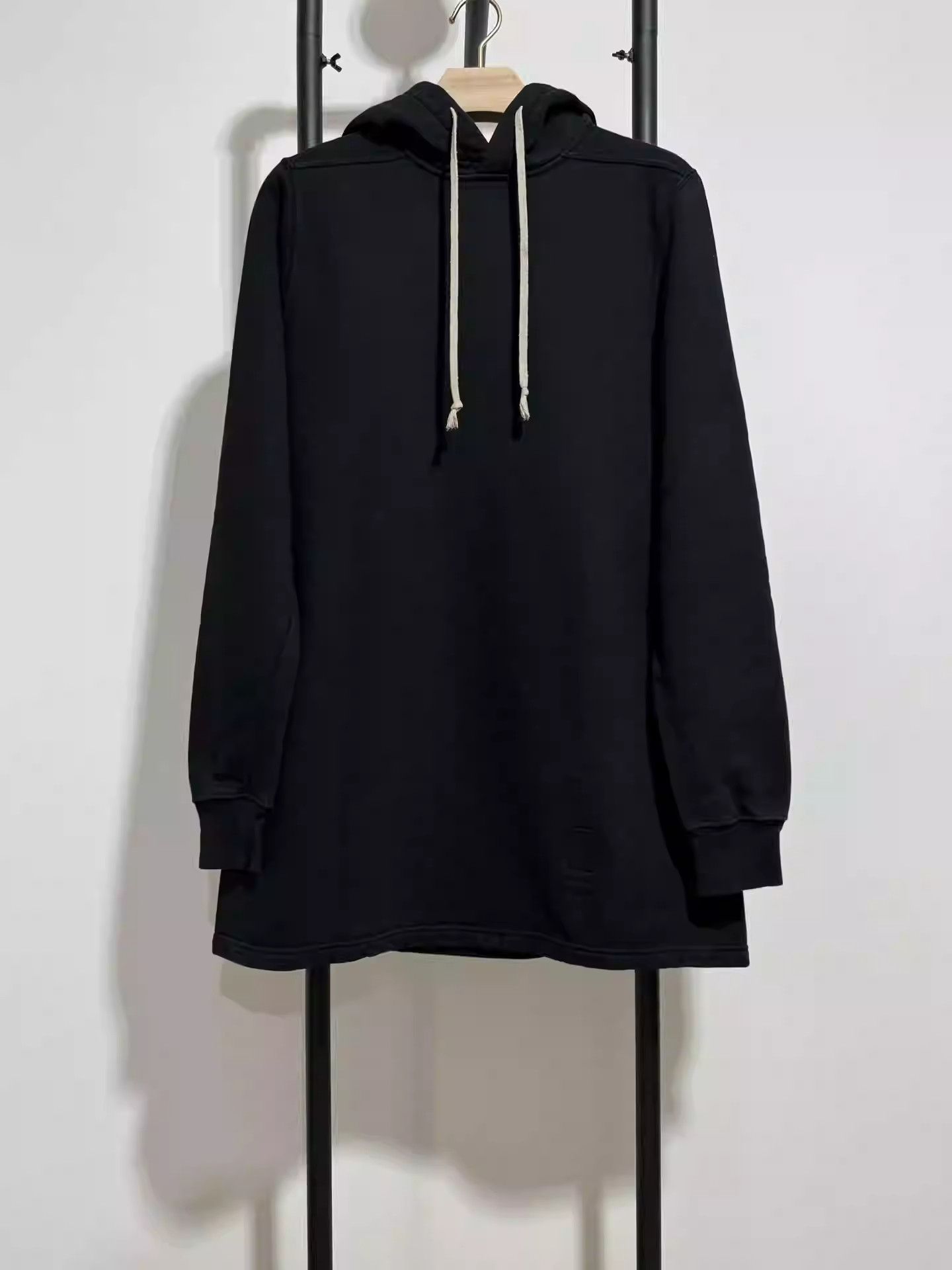 Rick Owens longline sweatshirt hoody