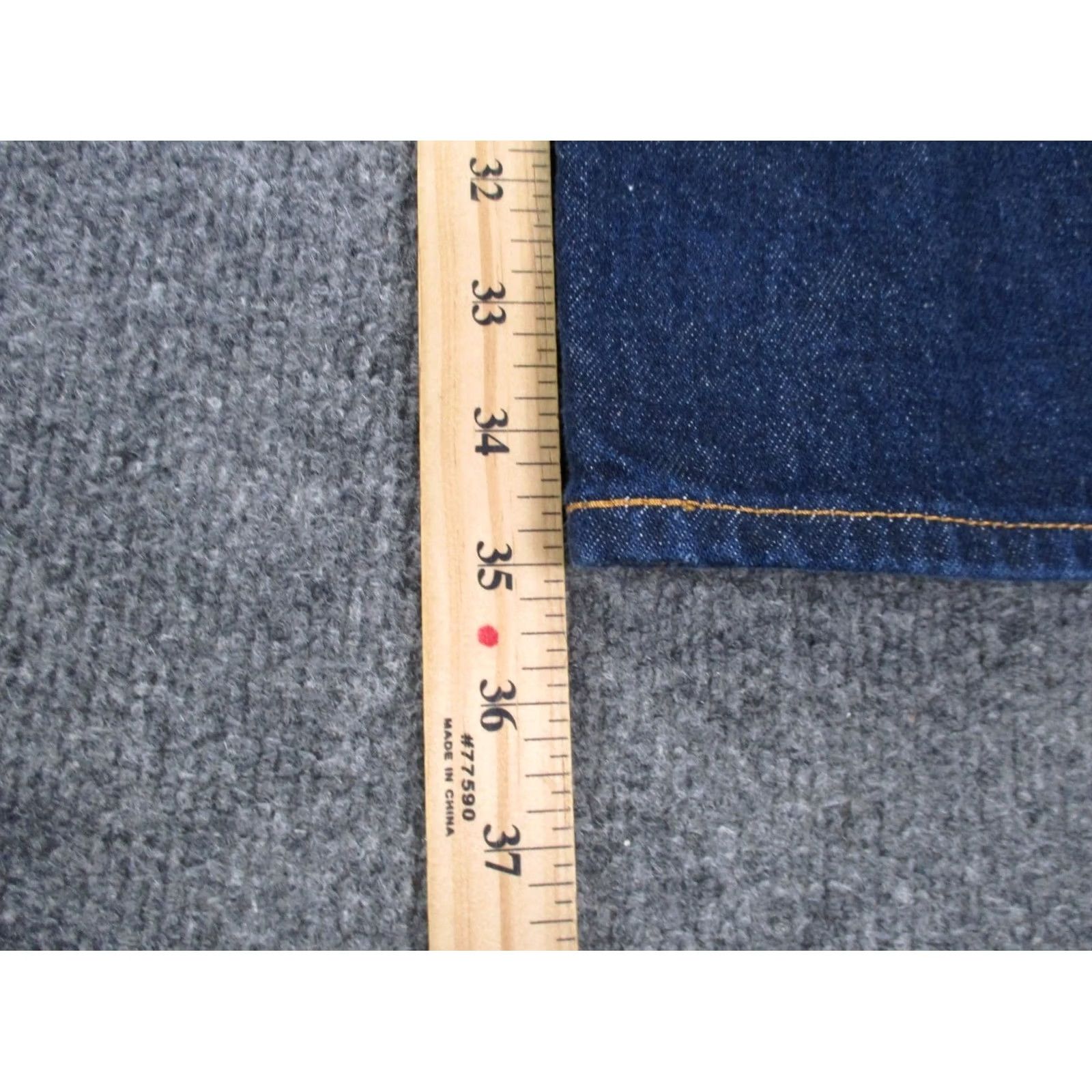 Levi's VINTAGE Levi's Jeans Mens 40 36 Blue Denim Bootcut 501 Work Dark Wash Boot Cut Mens Size US 38 / EU 54 - 4 Thumbnail