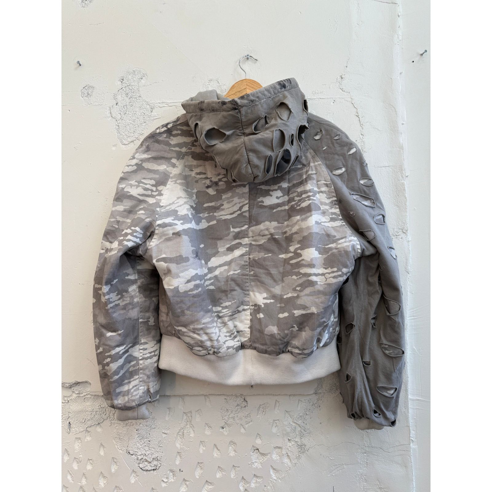 ALEXANDER DIGENOVA Alexander Digenova Snow Camo Distressed Parka Size US S / EU 44-46 / 1 - 2 Thumbnail