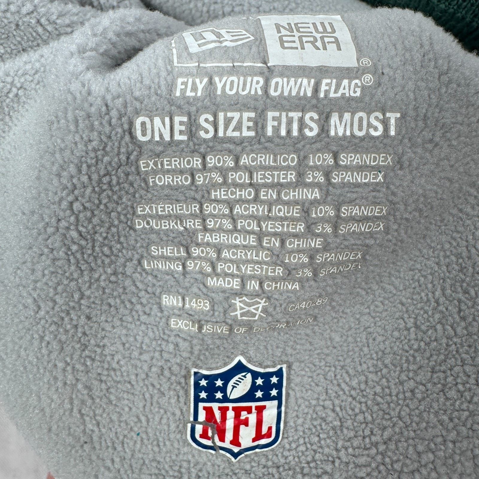 New Era New Era NFL Philadelphia Eagles Salute Beanie Hat Mens Green Size ONE SIZE - 8 Thumbnail