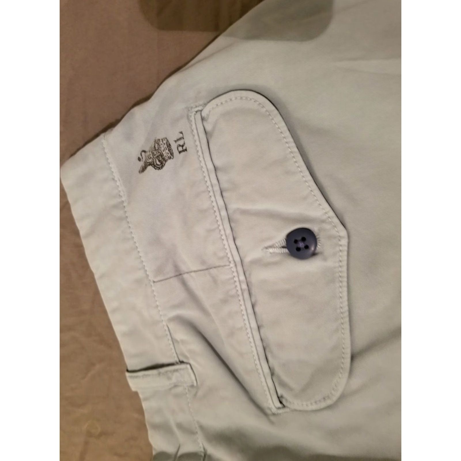 Polo Ralph Lauren Polo Ralph Lauren Mens Polo Shorts Chino Cotton Gray 34 Regular 35 FK Size US S / EU 44-46 / 1 - 2 Thumbnail