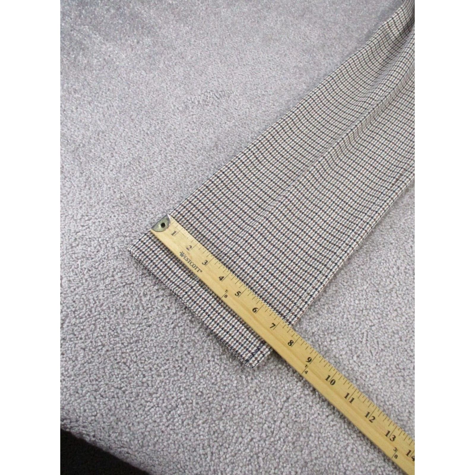 Theory Theory Dress Pants Womens 6 Gray Black Brown Check Stratton Knit Straight Dress Pants Womens 6 Gray Check Theory Ladies File? Size 28" / US 6 / IT 42 - 5 Thumbnail