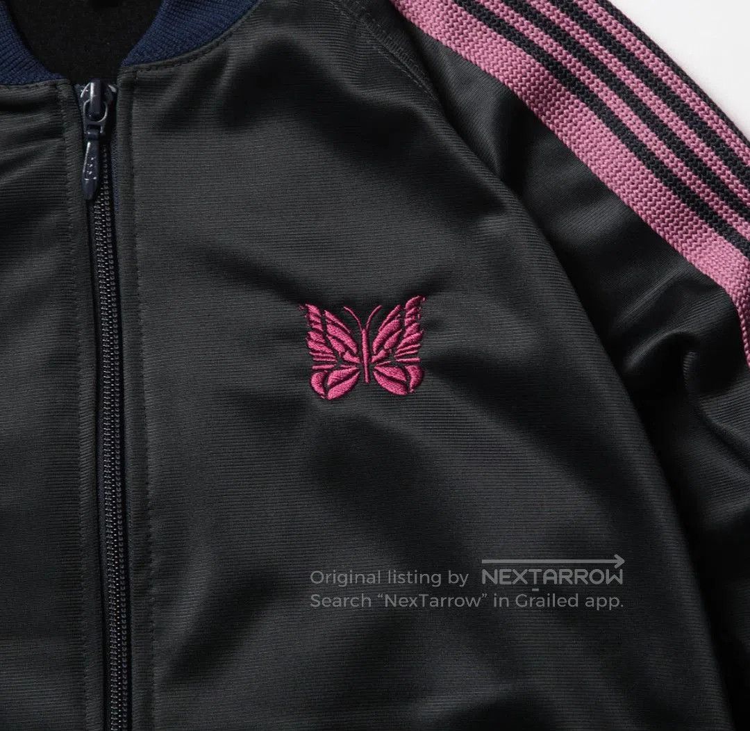 Needles Needles R.C. Track Jacket in Black and Pink. Size US XL / EU 56 / 4 - 4 Thumbnail