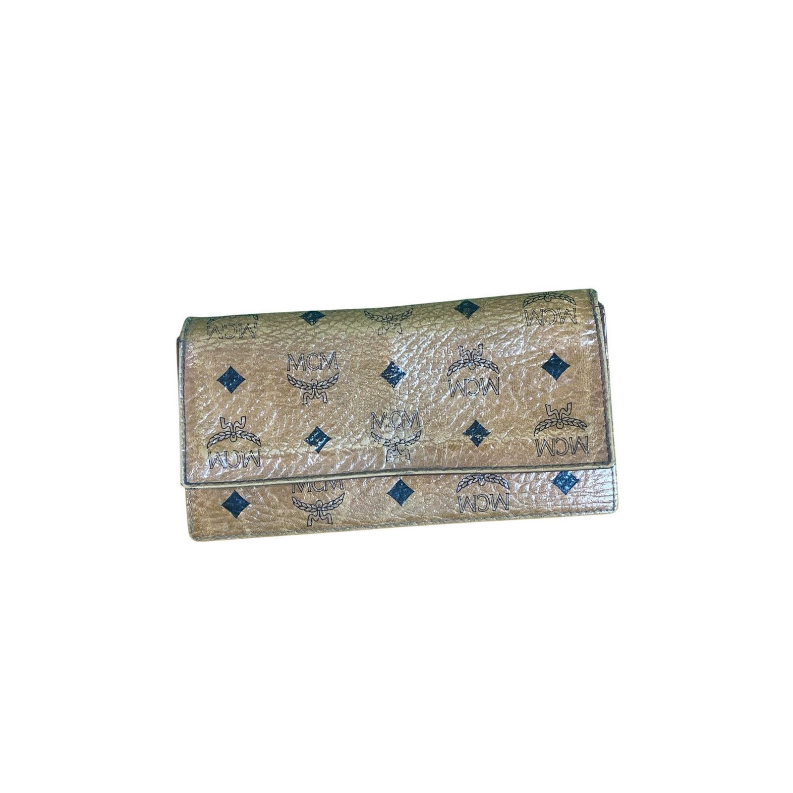 MCM MCM Visetos Beige Wallet Size ONE SIZE - 1 Thumbnail