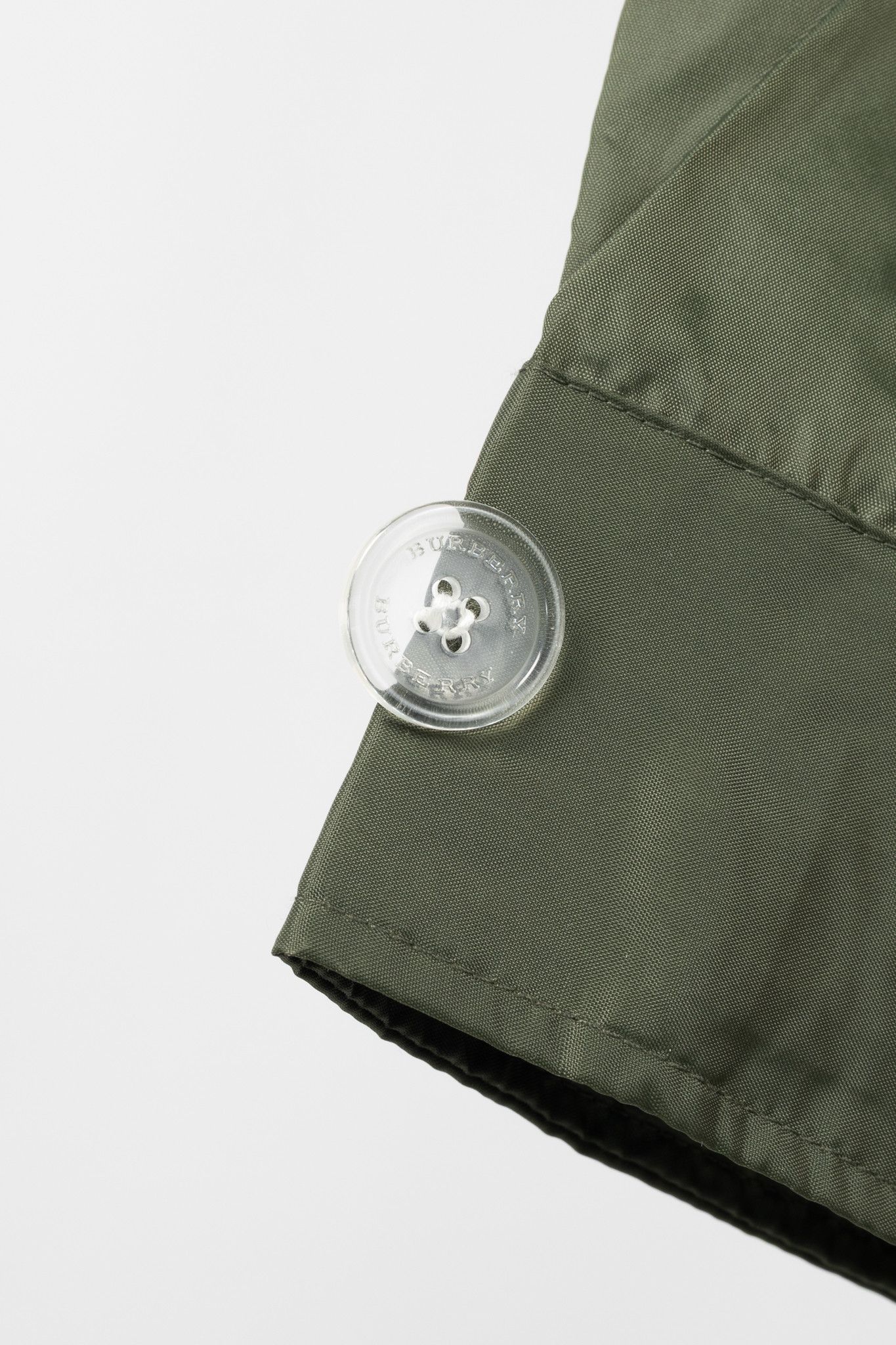 Burberry Burberry Green Tape Detail Showerproof Hooded Parka Size XS / US 0-2 / IT 36-38 - 7 Thumbnail