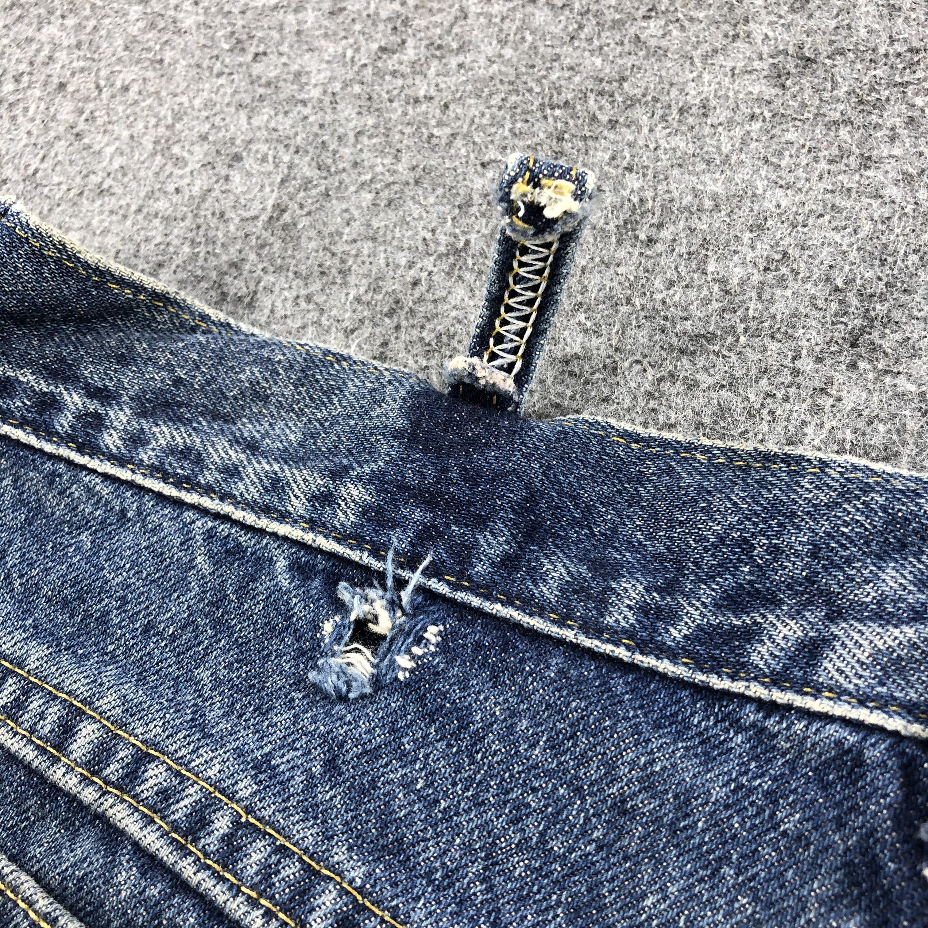 Lee Vintage Blue Wash Lee Jeans-J2142 Size US 34 / EU 50 - 7 Thumbnail