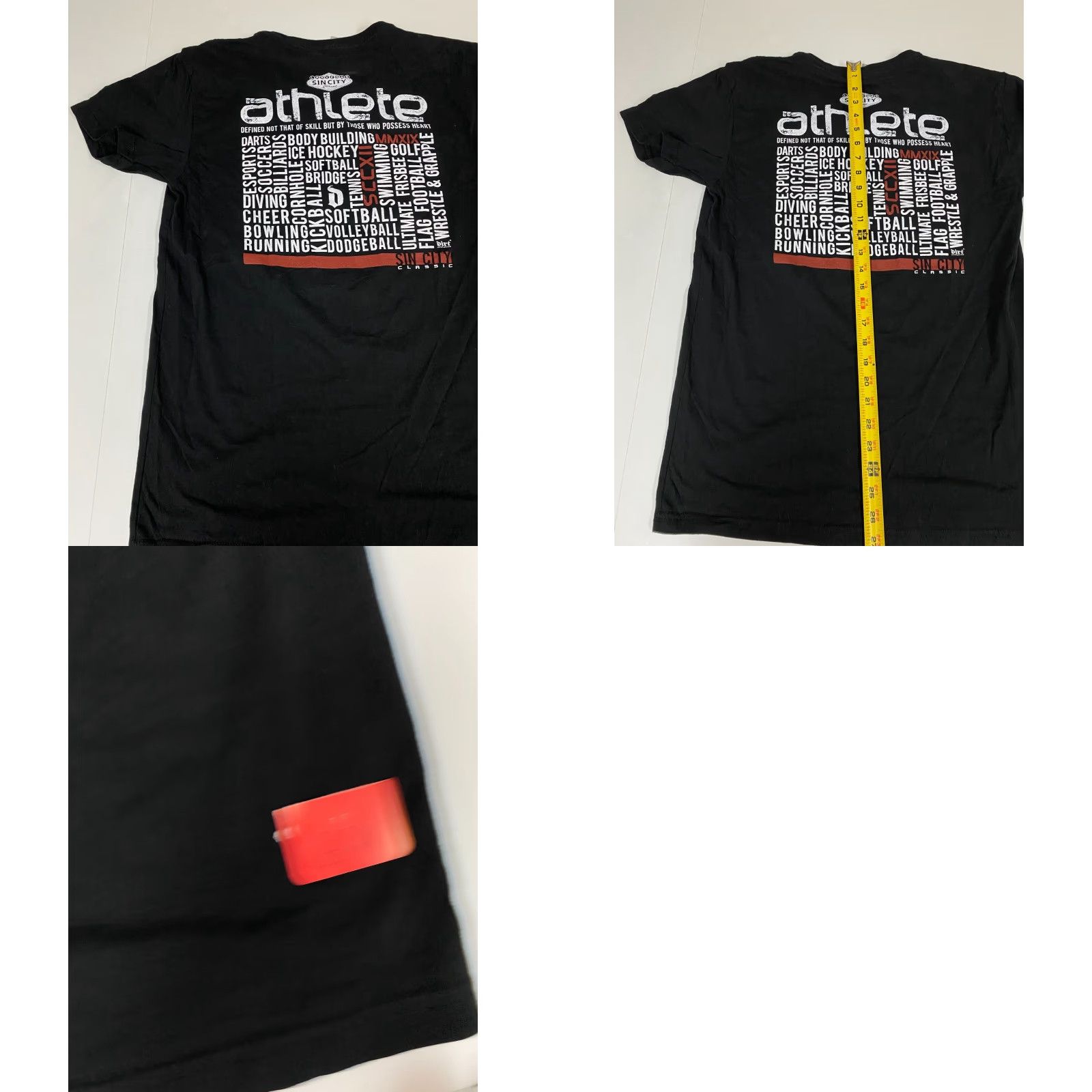 Next Level Las Vegas Mens Shirt M Black Next Level T-Shirt Short Sleeve V-Neck Cotton Logo Graphic 90s? Size US M / EU 48-50 / 2 - 8 Thumbnail