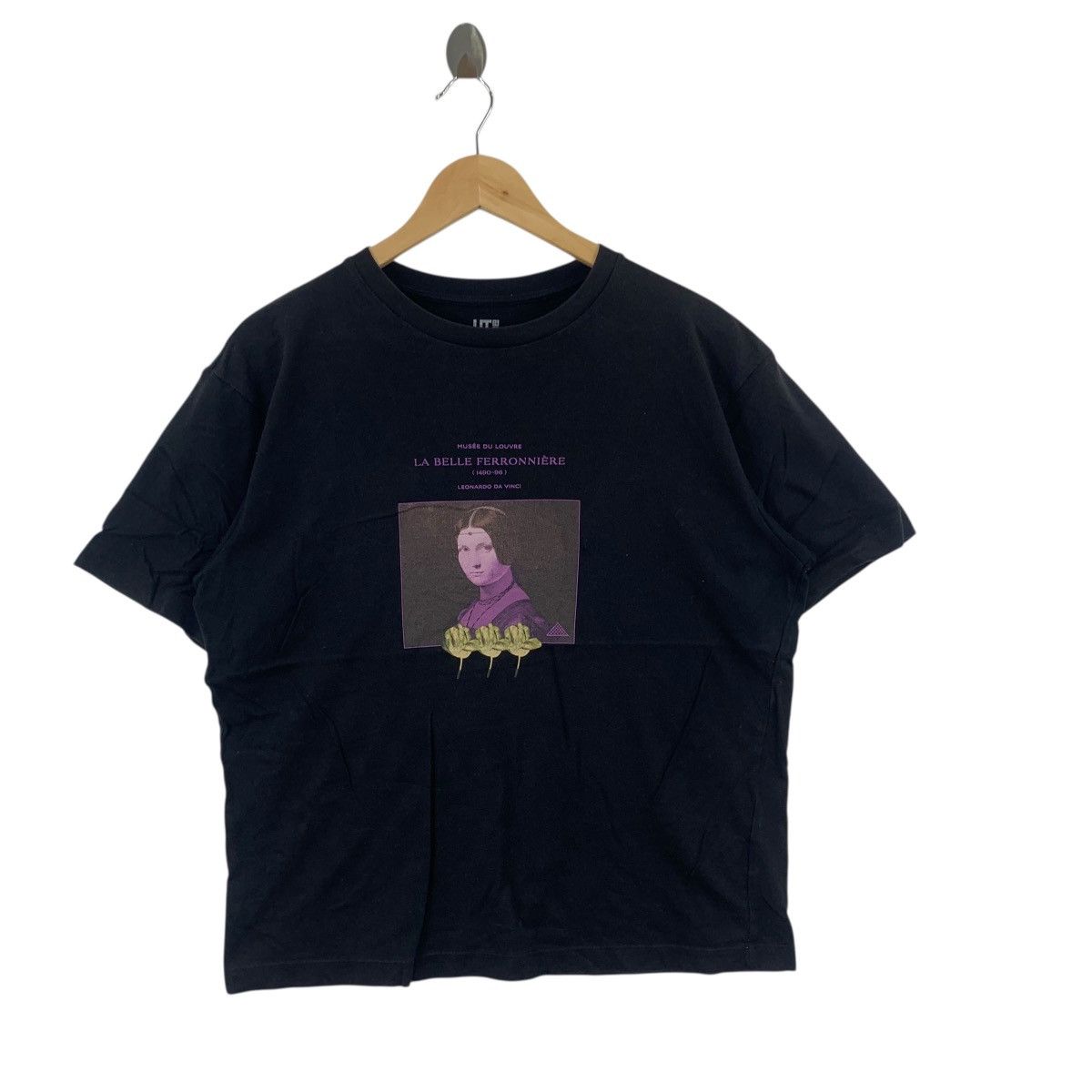 Uniqlo UNIQLO x LOUVRE Leonardo Da Vicci La Belle Ferronniere Tee Size XL / US 12-14 / IT 48-50 - 4 Thumbnail