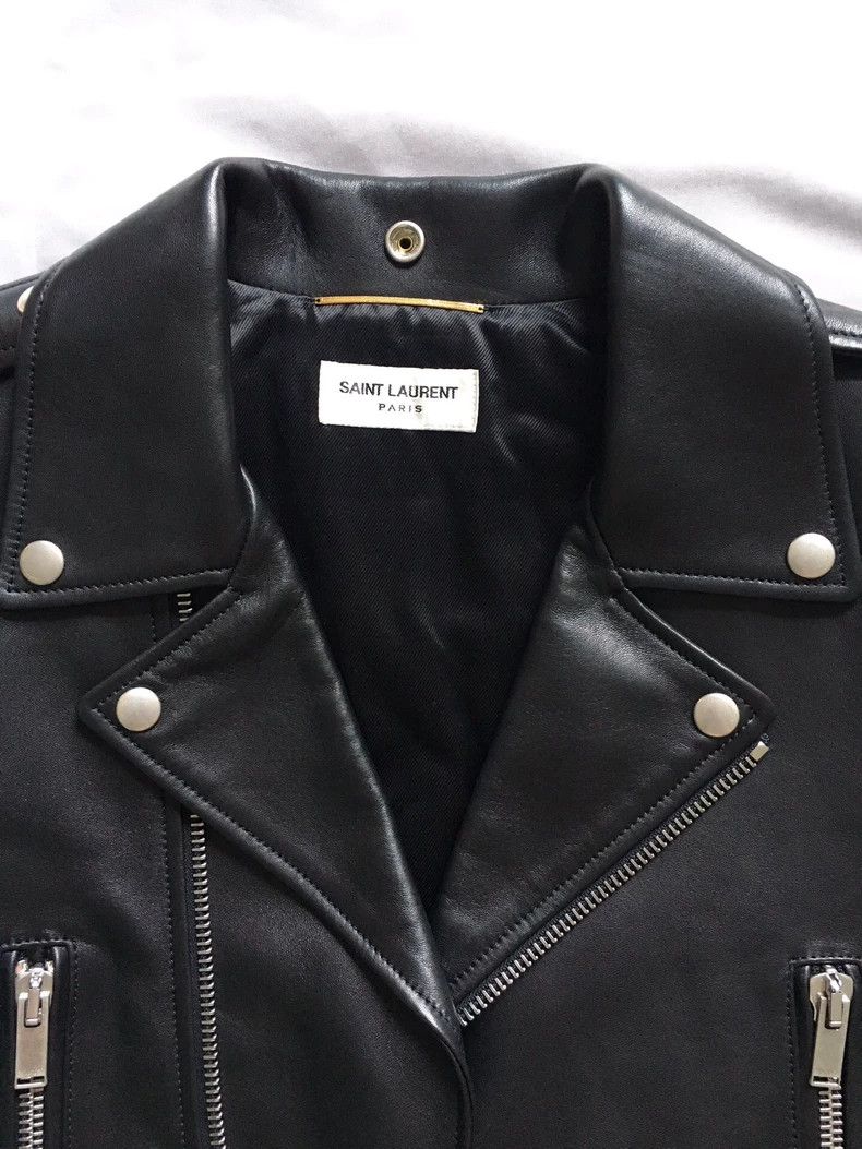Saint Laurent Paris Saint Laurent Paris Motorcycle Jacket Size M / US 6-8 / IT 42-44 - 4 Thumbnail